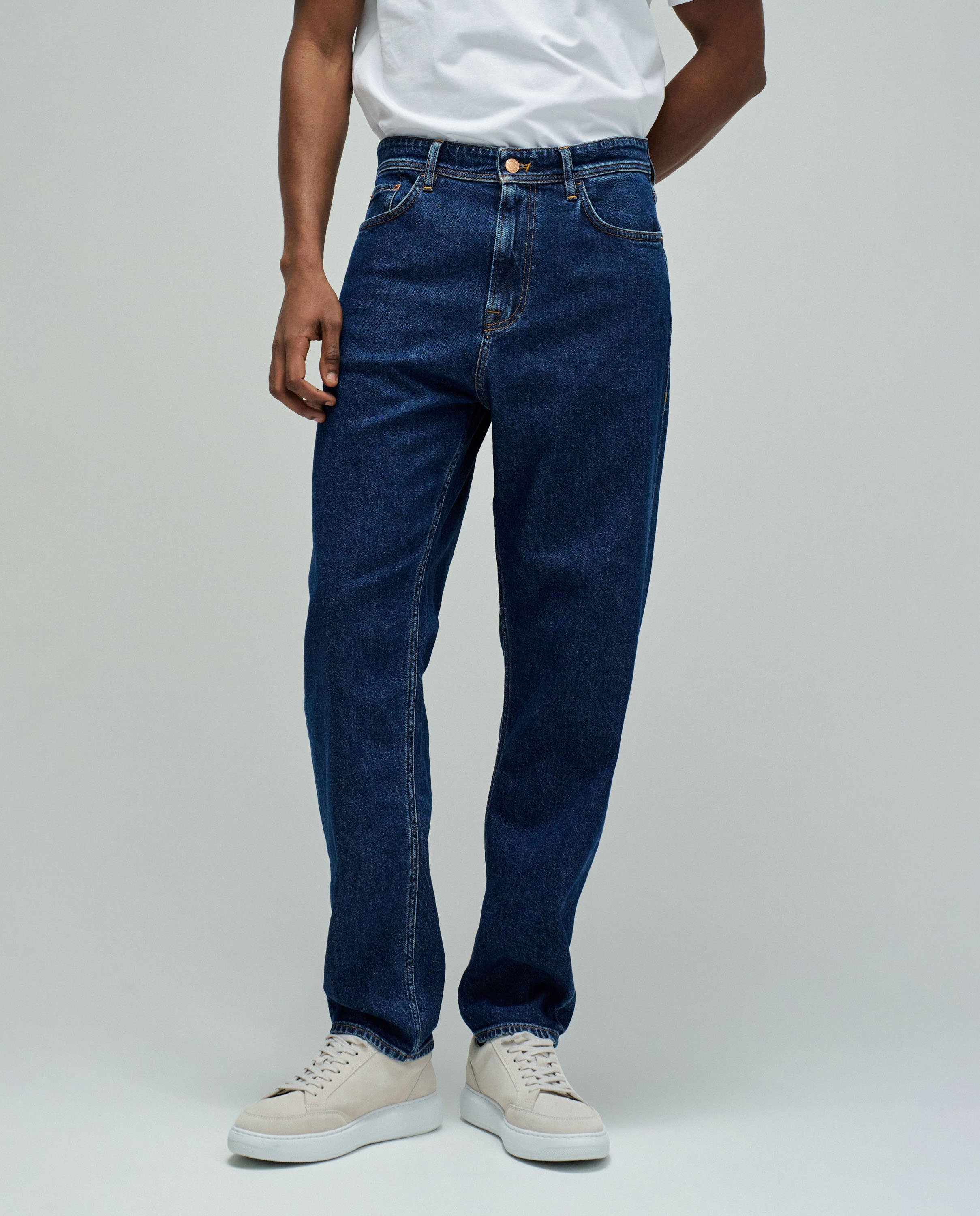 Jeans Relaxed Fit Azul-escuro-5