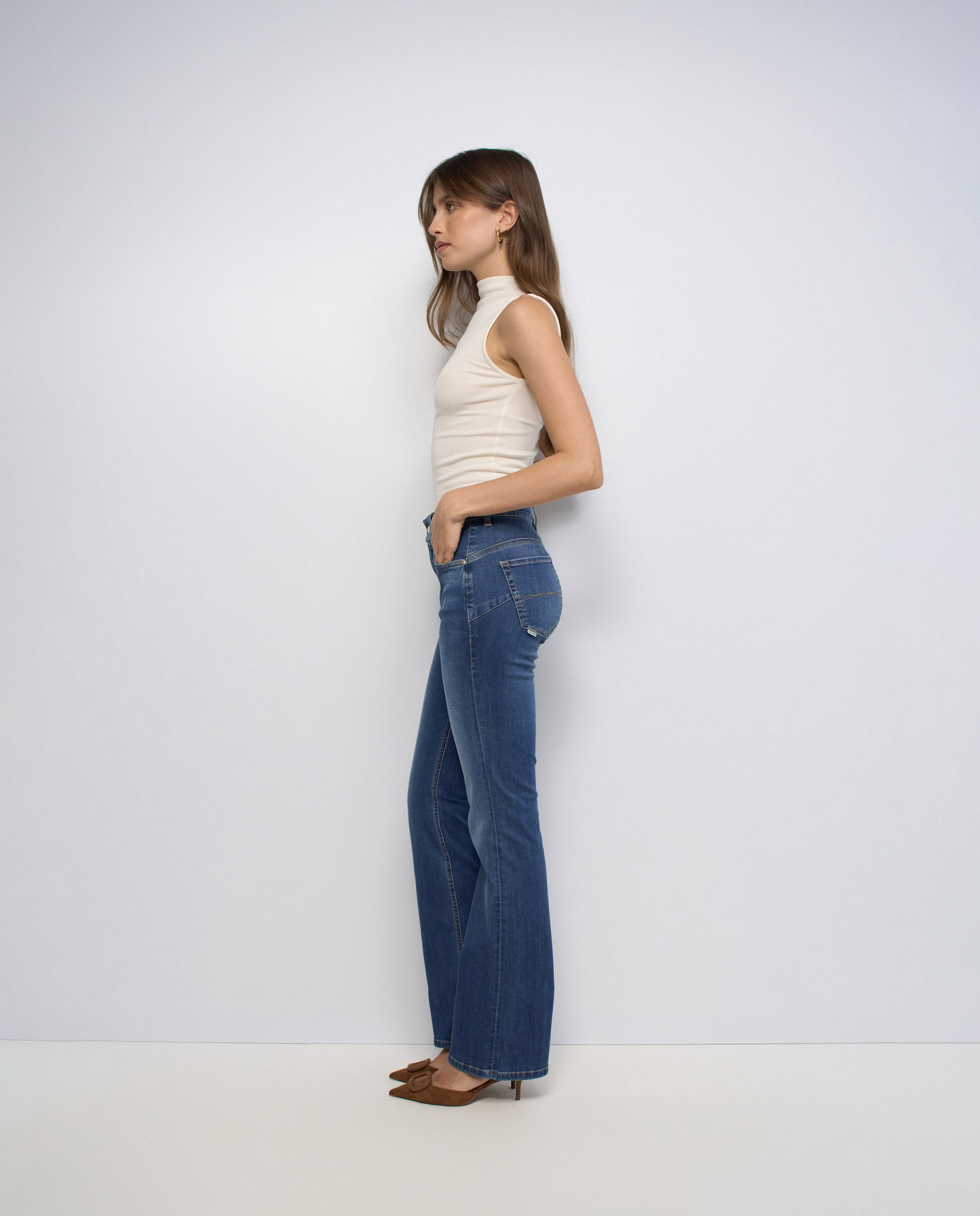 Jeans Faith Push In Bootcut Azul-2