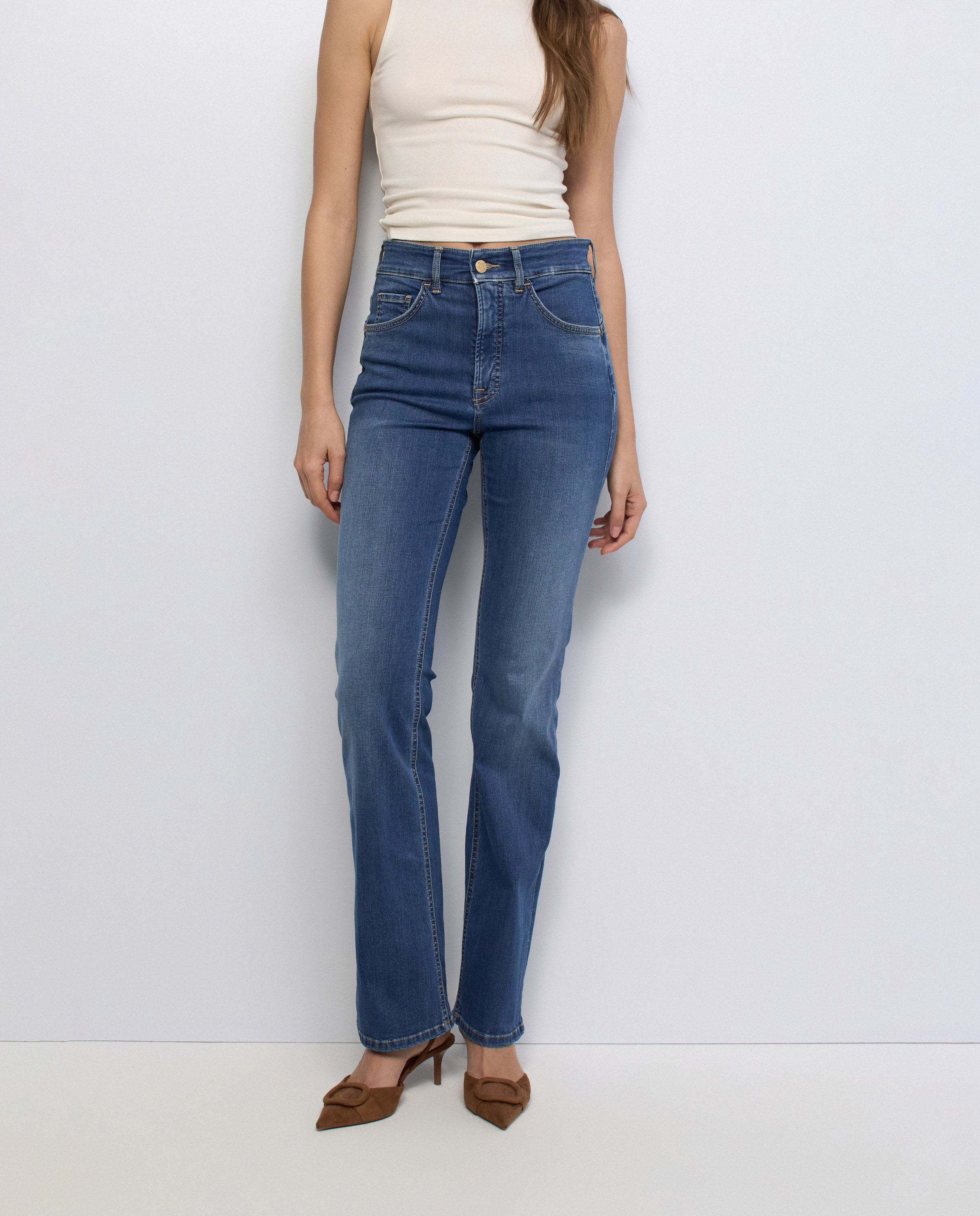 Jeans Faith Push In Bootcut Azul-5