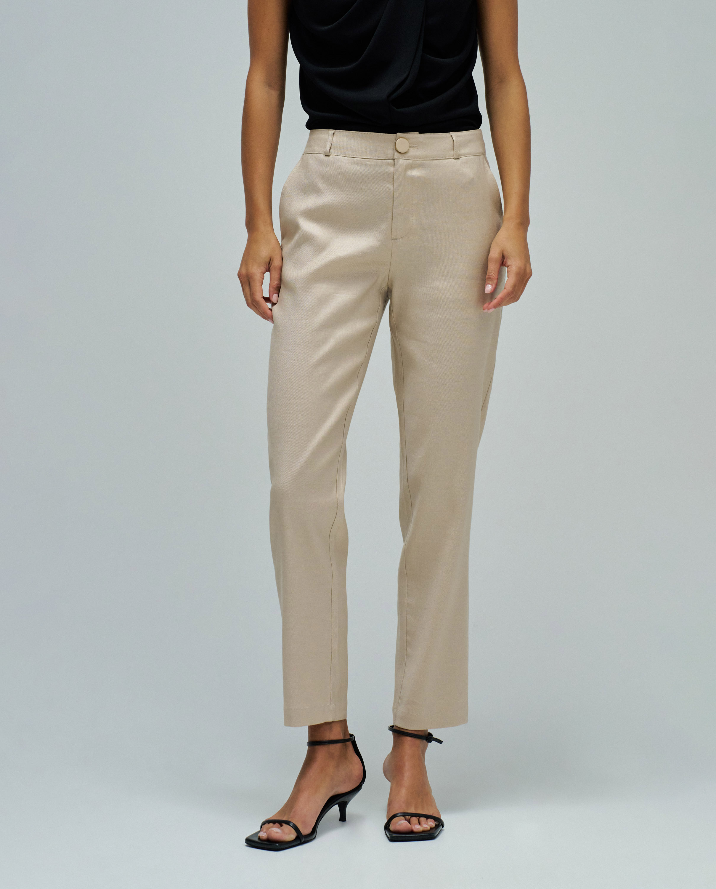 Imagem 0 de Calças Chino de Linho