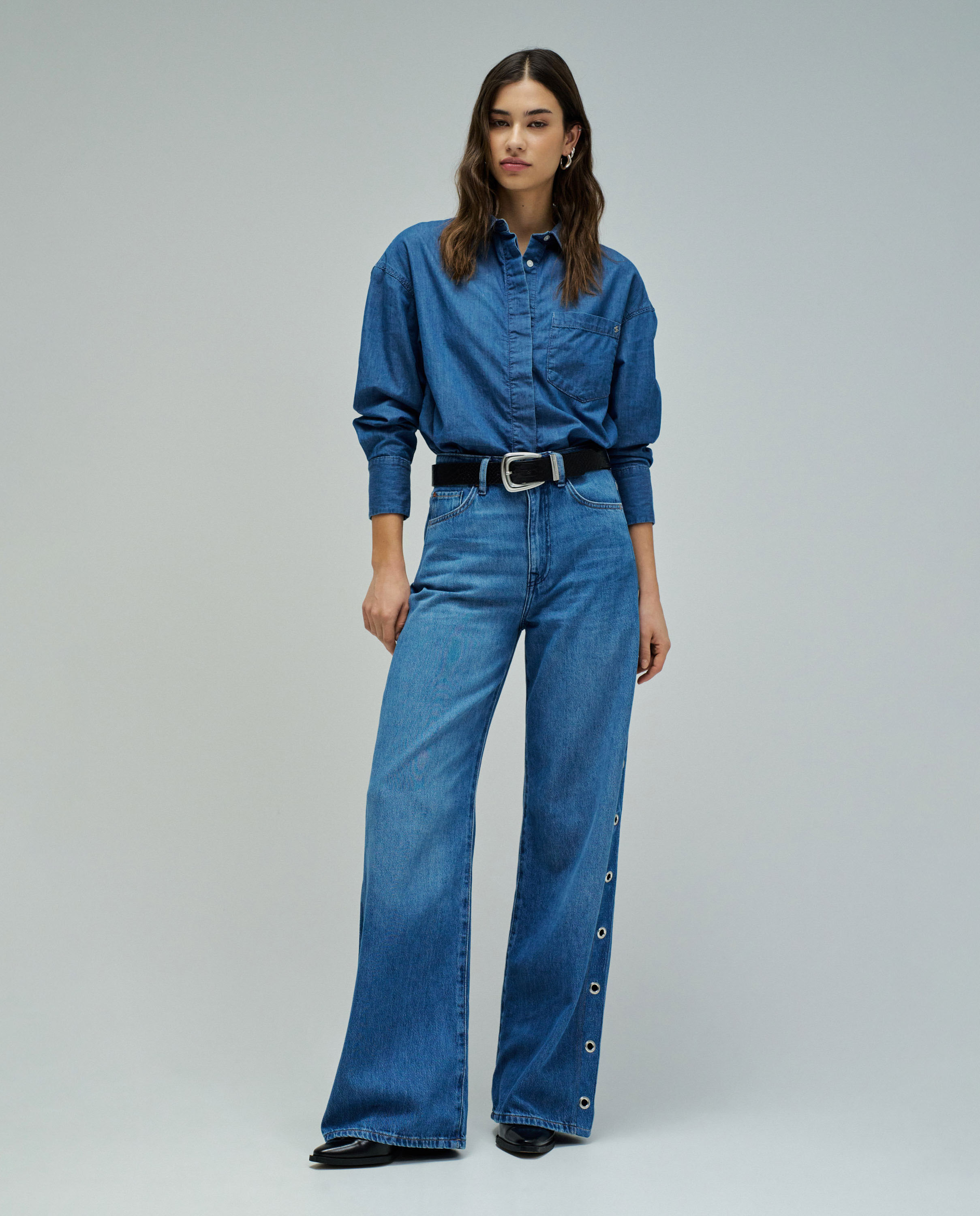 Imagem 0 de Jeans Largos