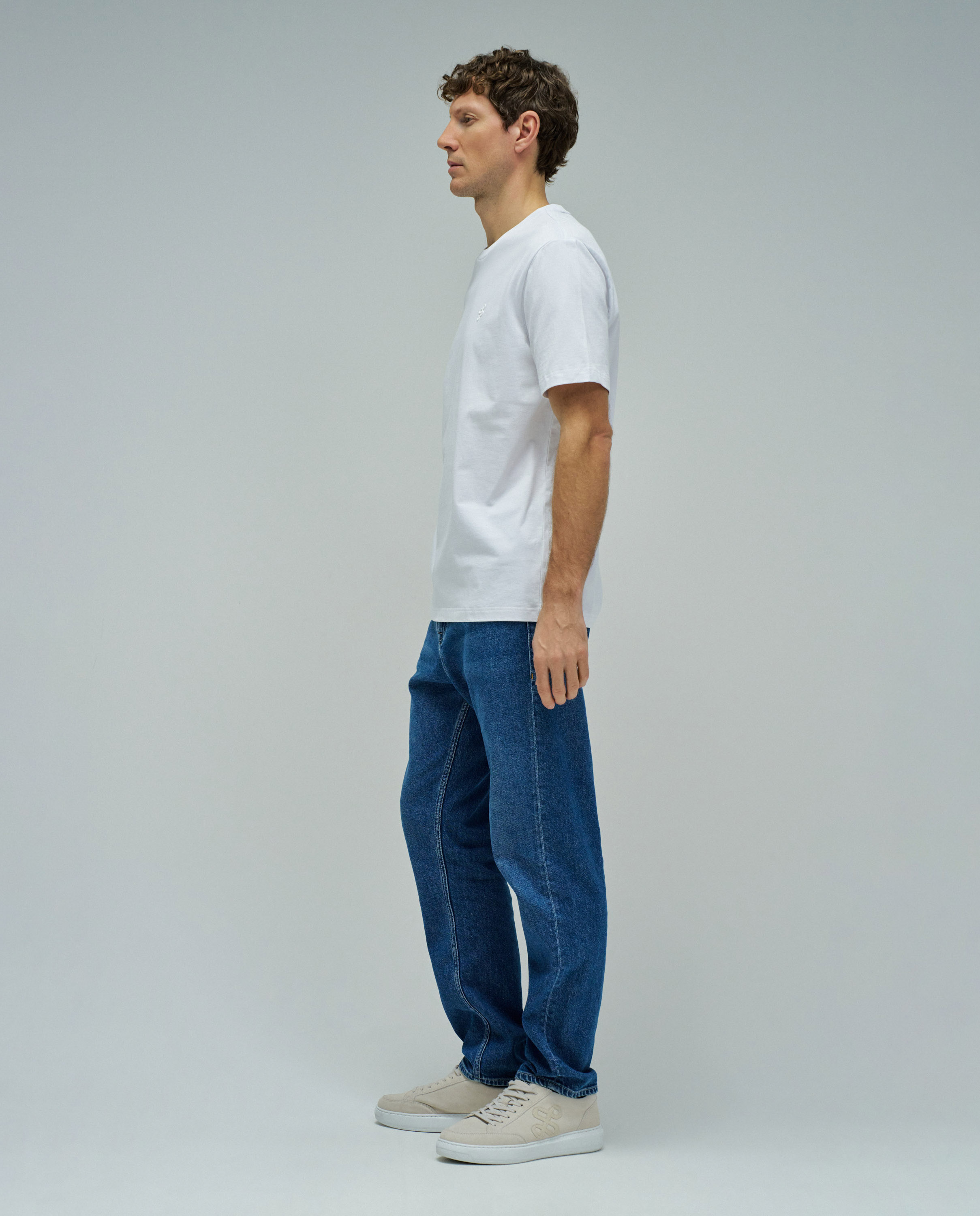 T-shirt com Branding Branco-2