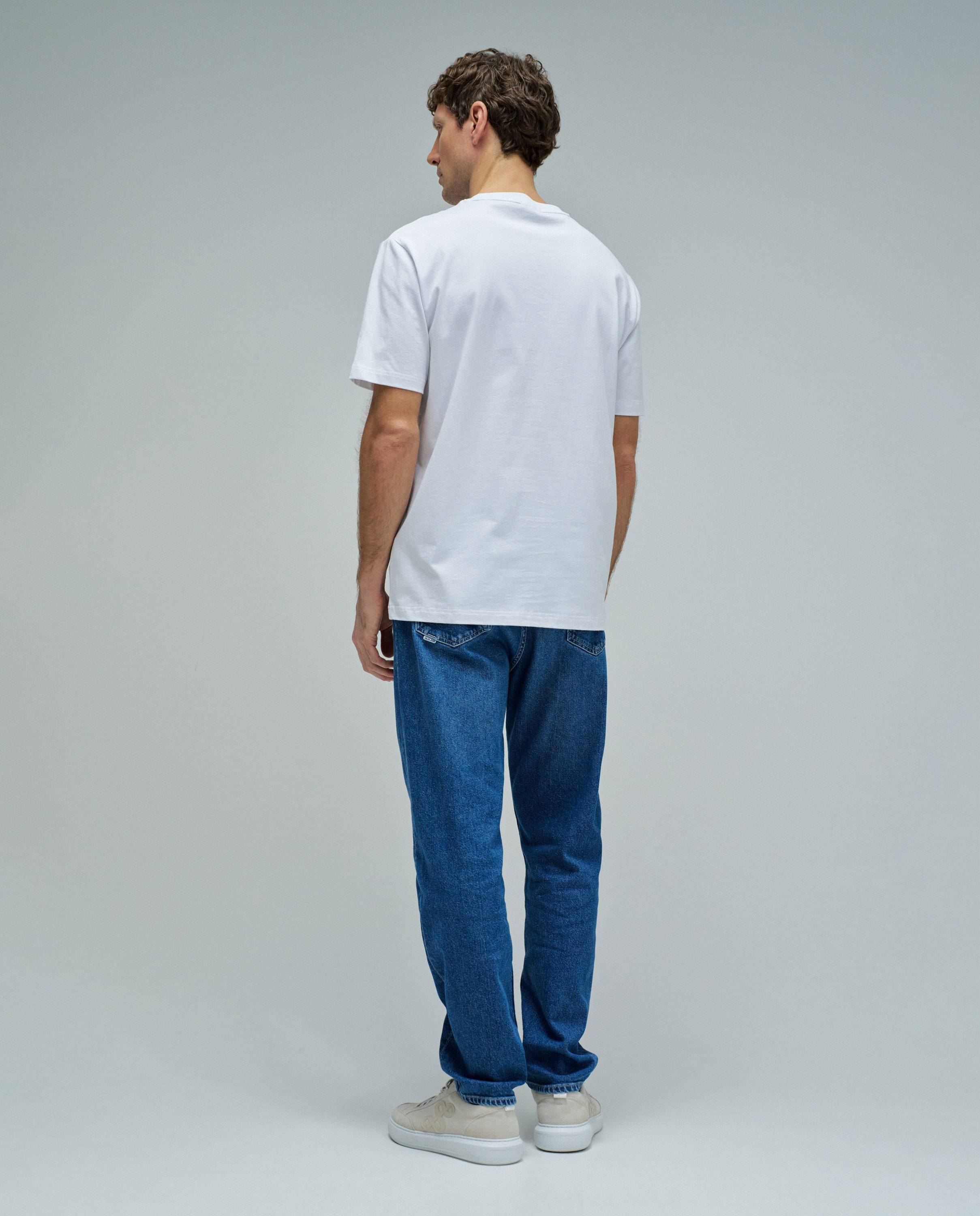 T-shirt com Branding Branco-3