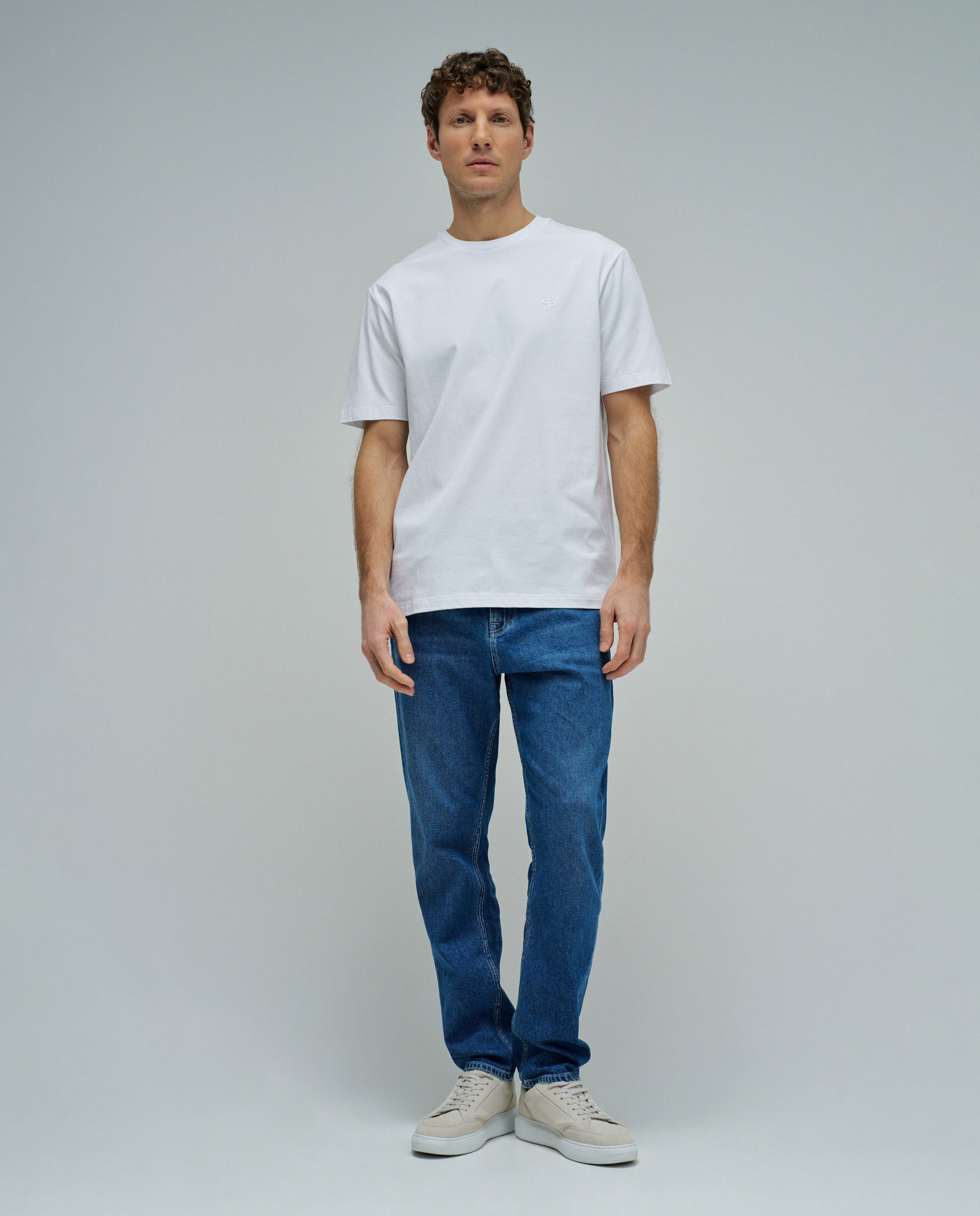 T-shirt com Branding Branco-5