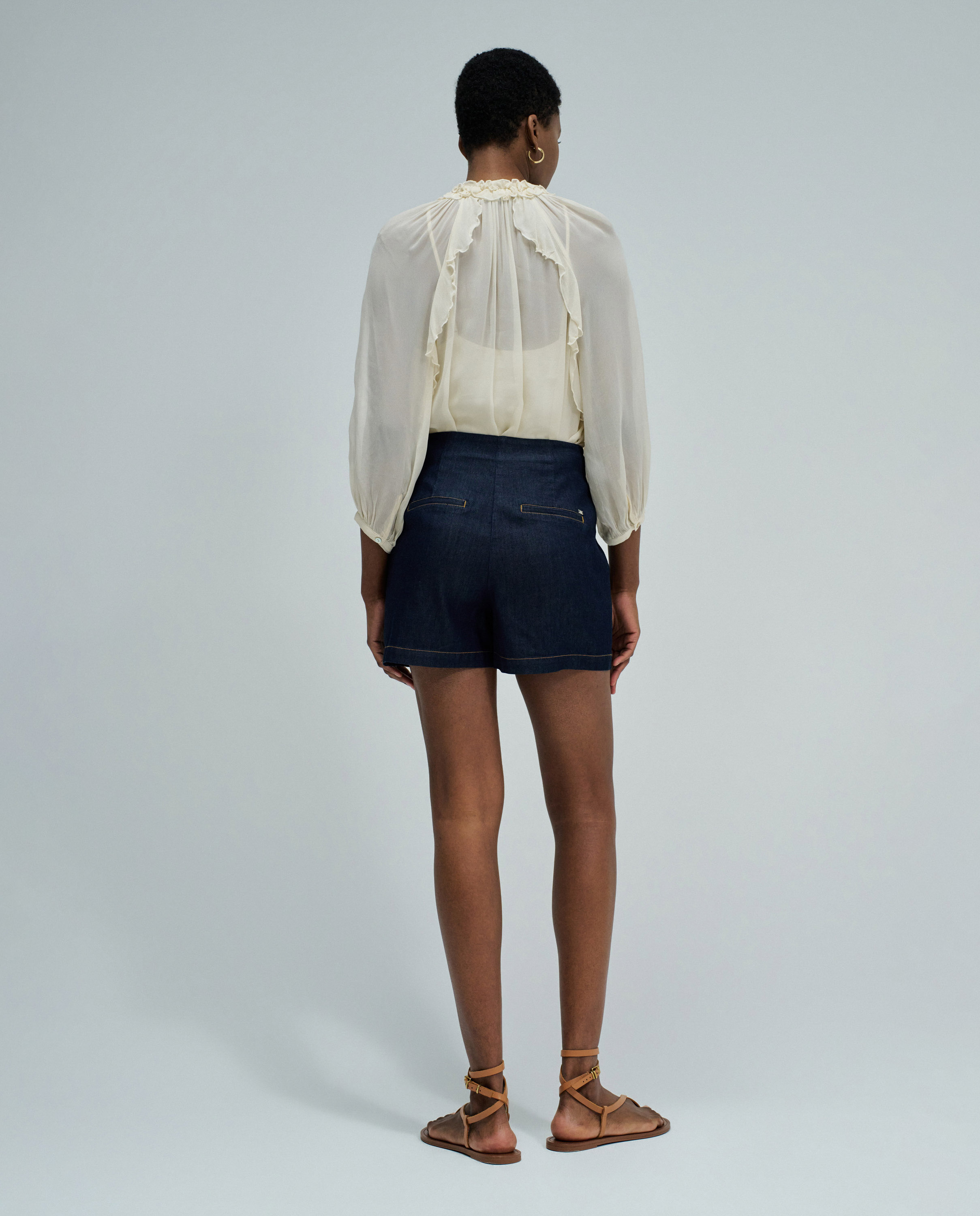 Skort em Lightdenim Azul-3