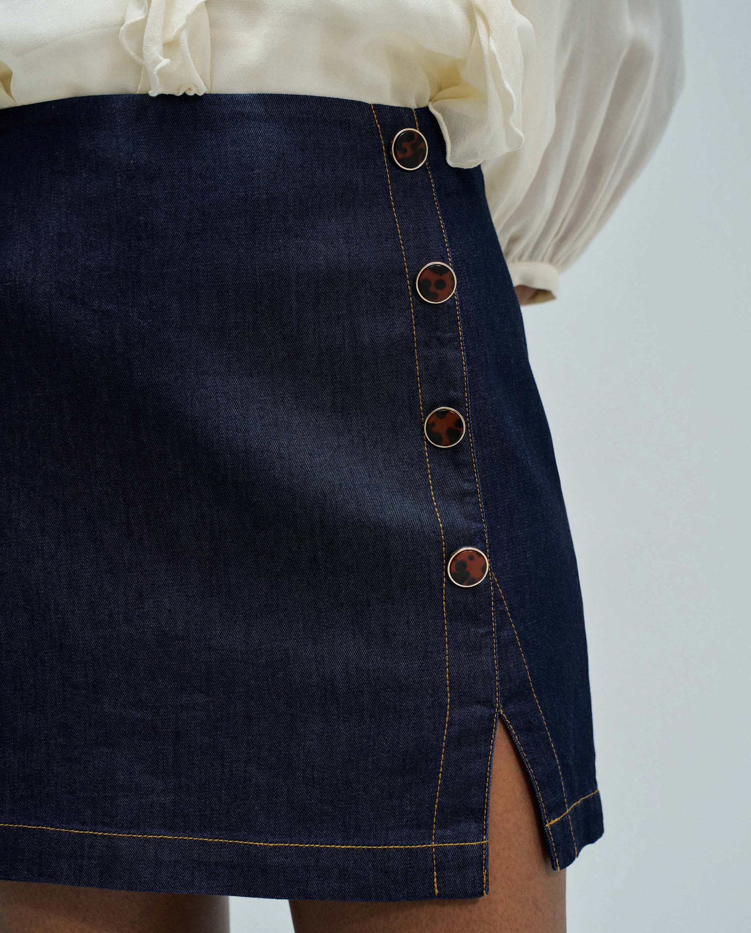 Skort em Lightdenim Azul-4