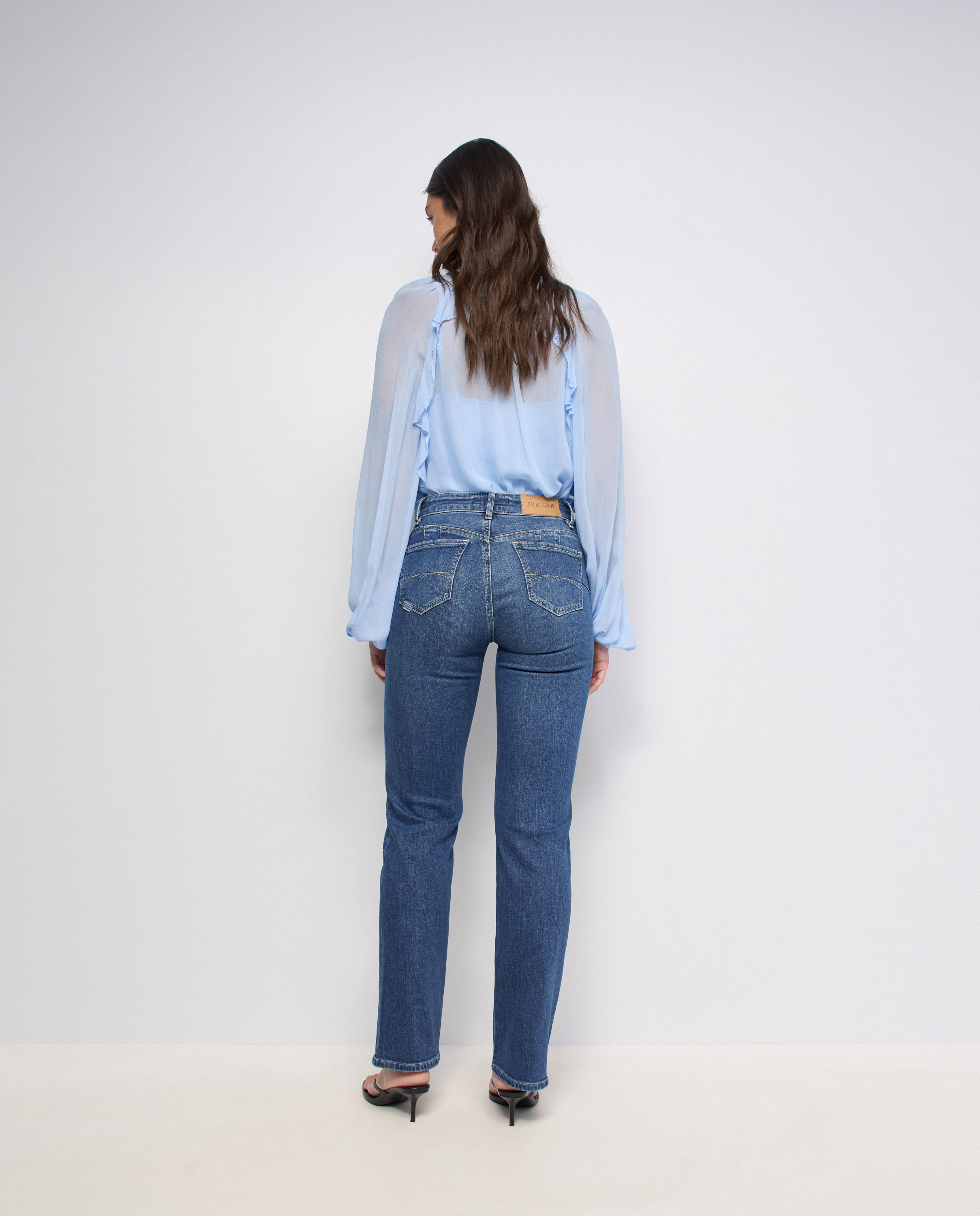 Jeans Destiny Push Up Straight Azul-3