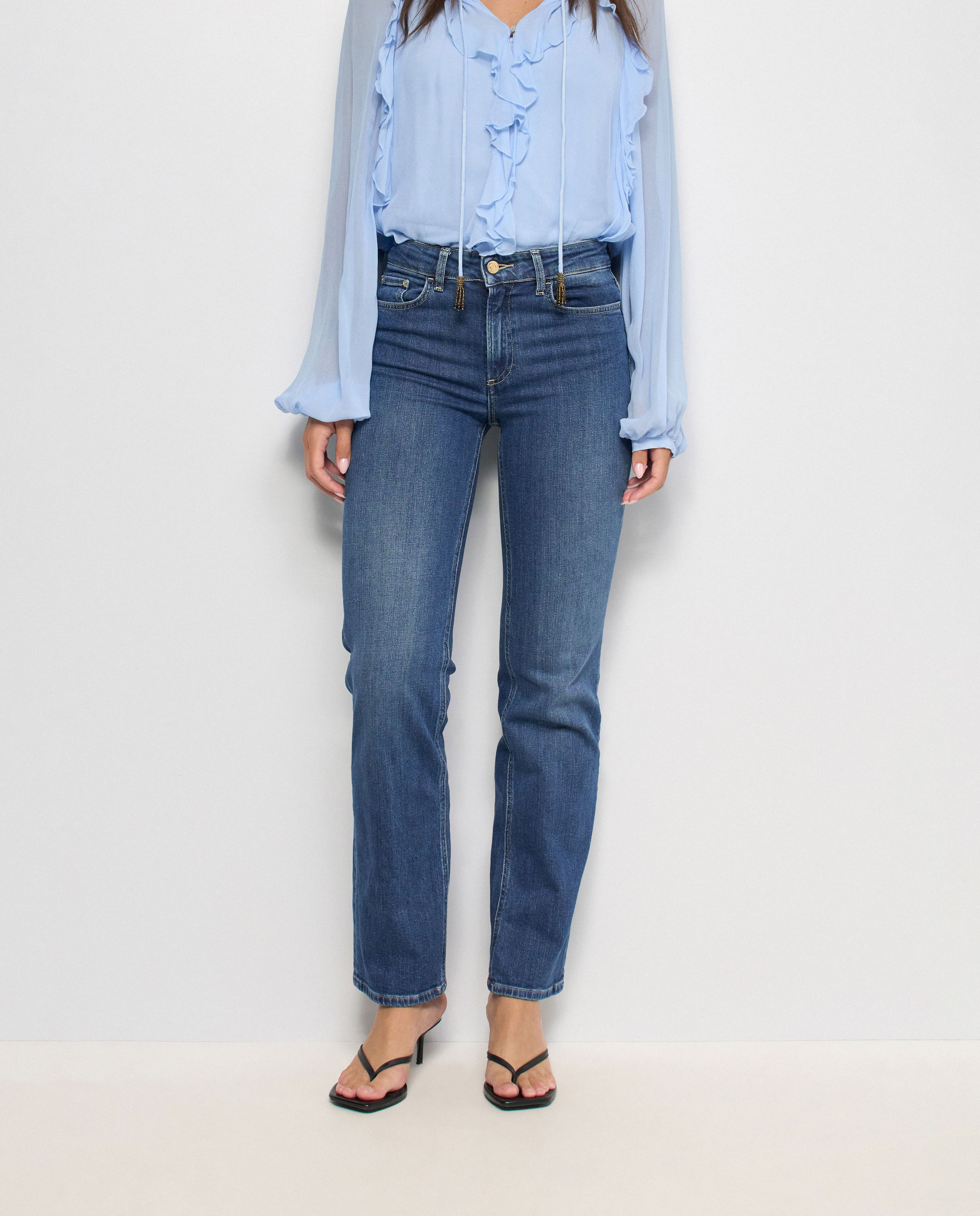 Jeans Destiny Push Up Straight Azul-5