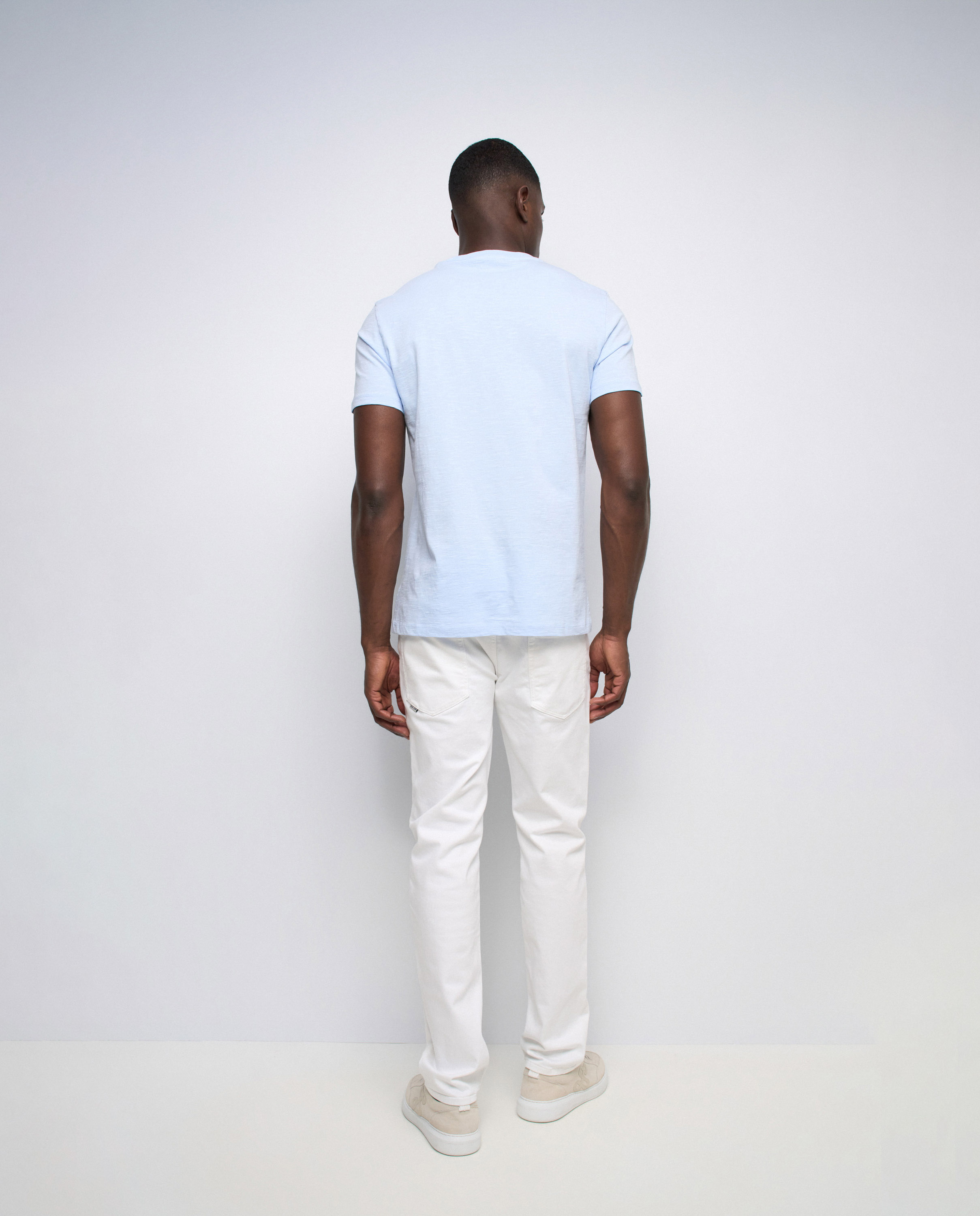 T-shirt com Branding Azul-3