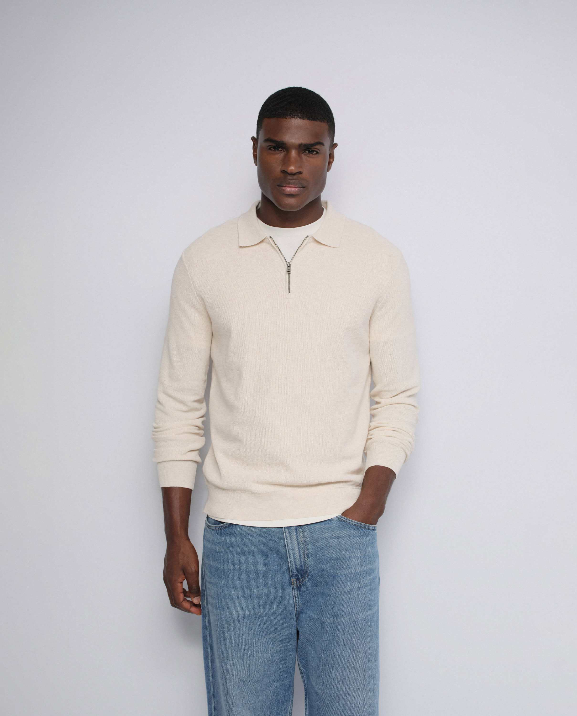 Imagem 0 de Camisola de Malha com Meia Fecho Zip