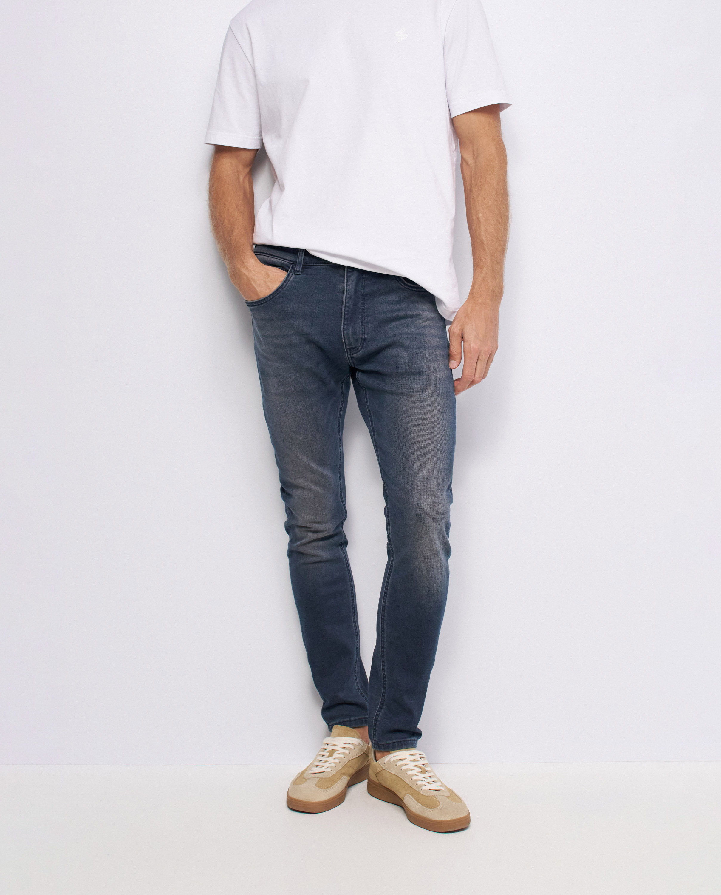 Jeans Skinny Fit S-activ Azul-5