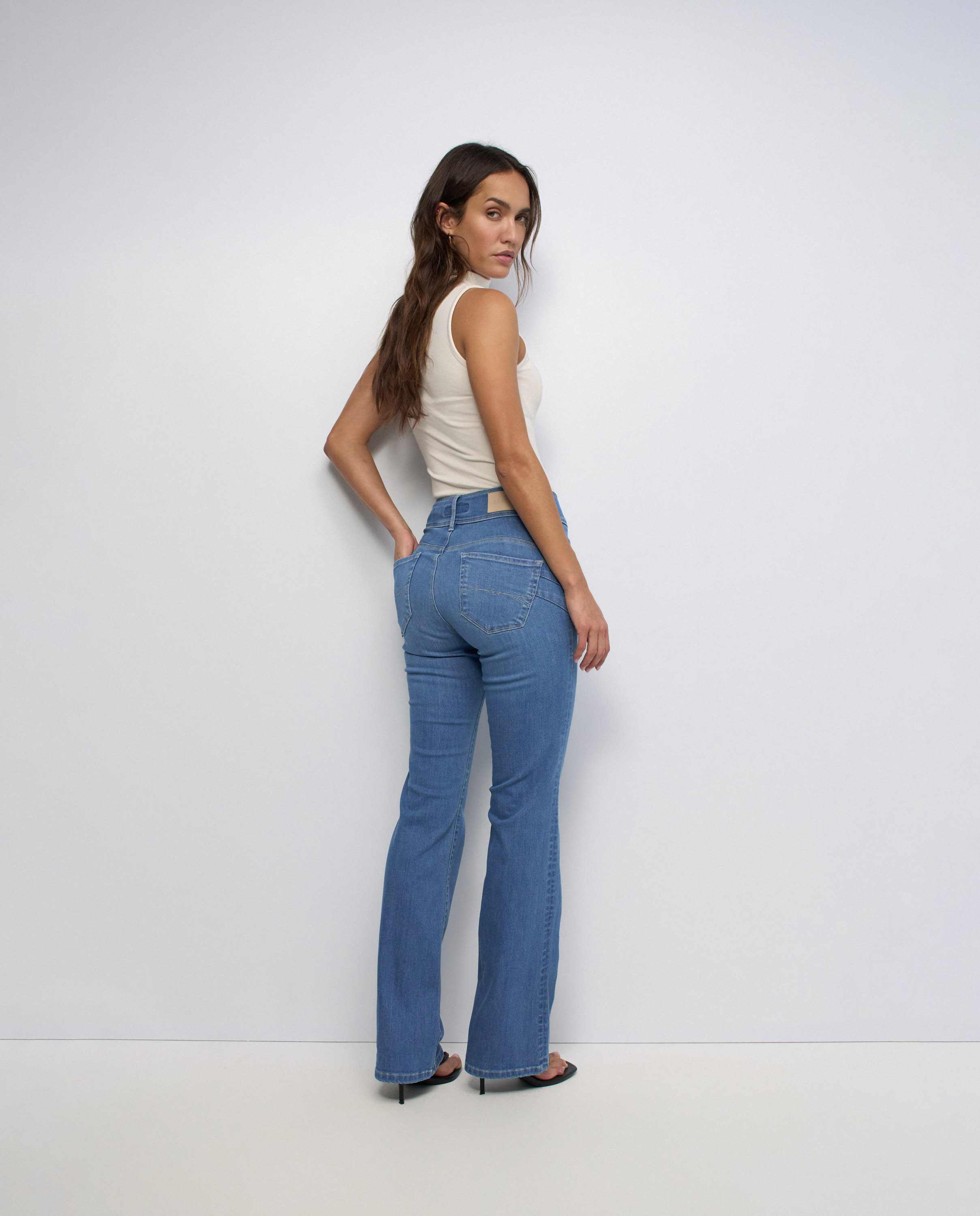 Jeans Secret Push In Bootcut Azul-3