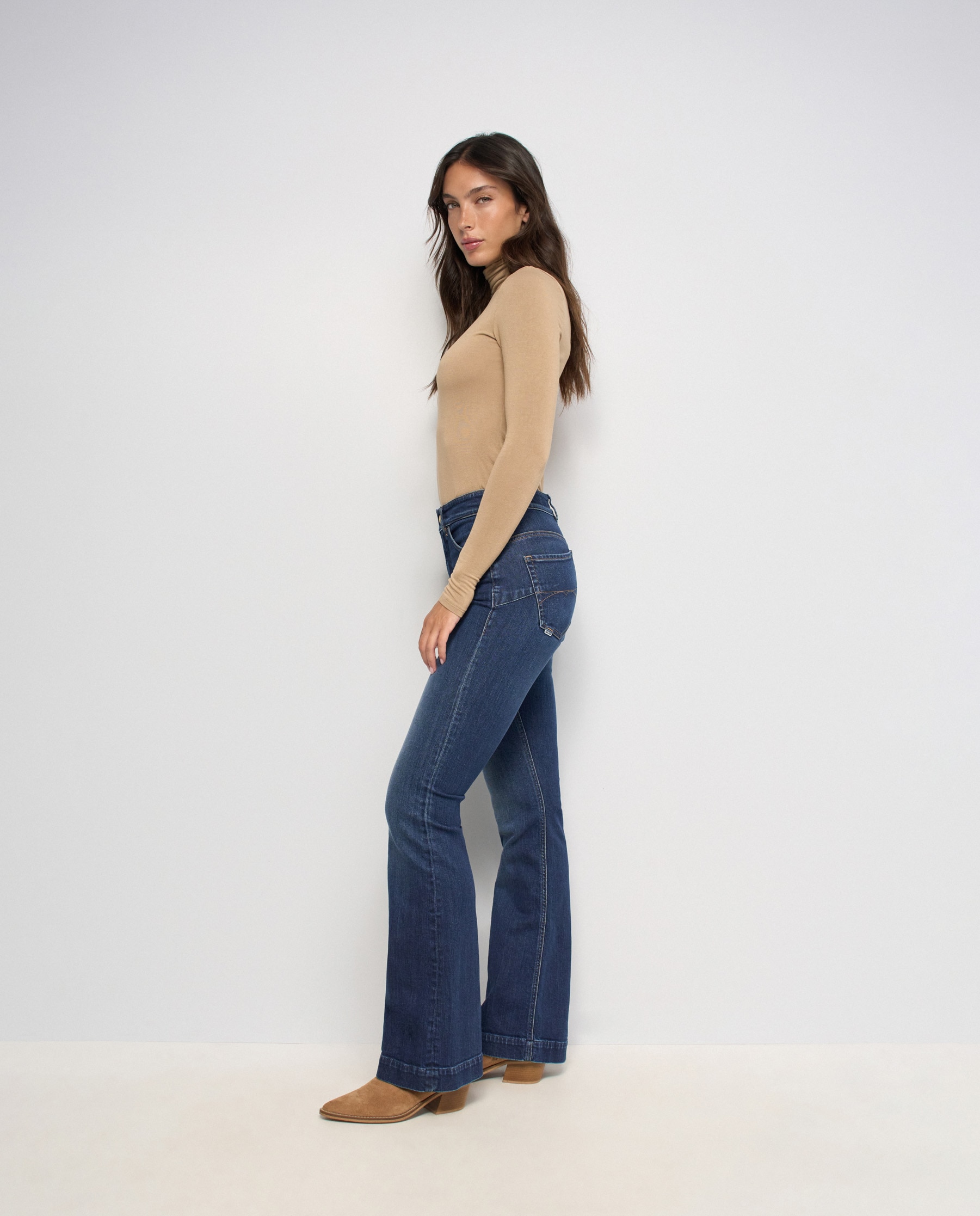 Jeans Faith Push In Flare Azul-2