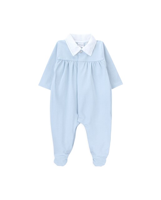 Imagem 0 de Babygrow de Bebé de Algodão Orgânico e Gola Bordada