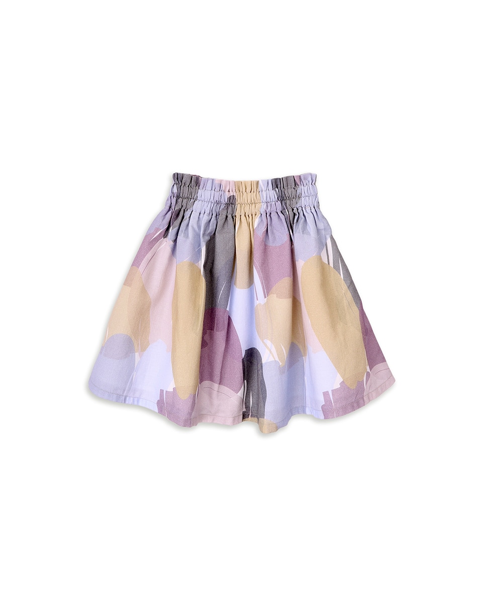 Saia Infantil de Algodão com Estampado Multicolor-1