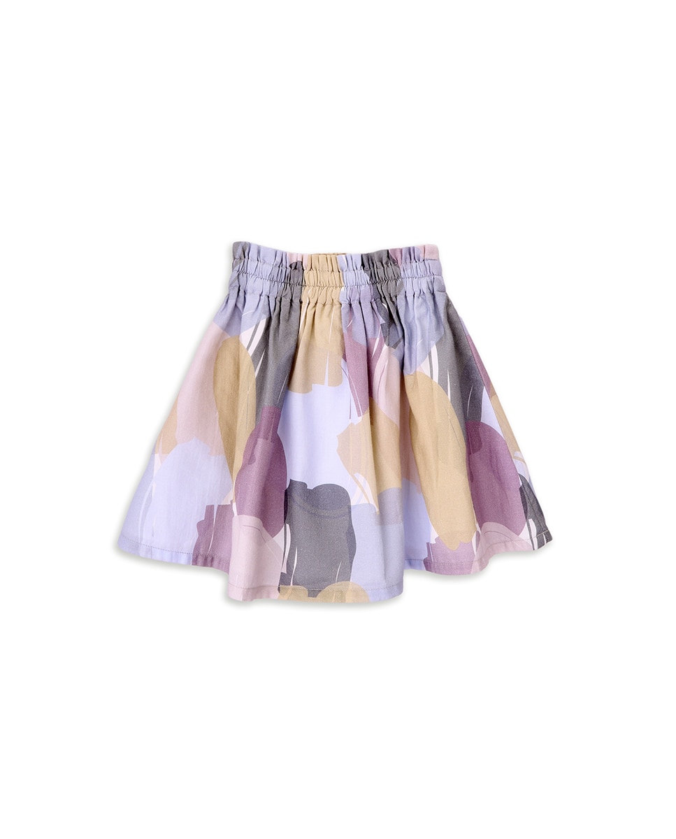 Saia Infantil de Algodão com Estampado Multicolor-2