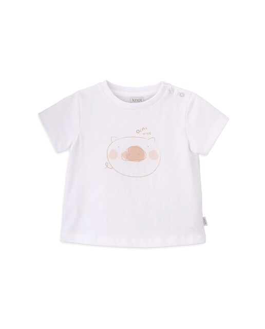 Imagem 0 de T-shirt Infantil de Manga Curta com Desenho Frontal