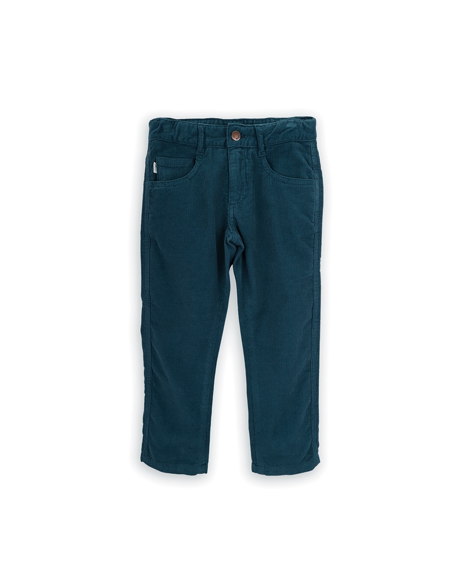 Imagem 0 de Calças Cinco Bolsos Infantil de Bombazina com Presilhas na Cintura