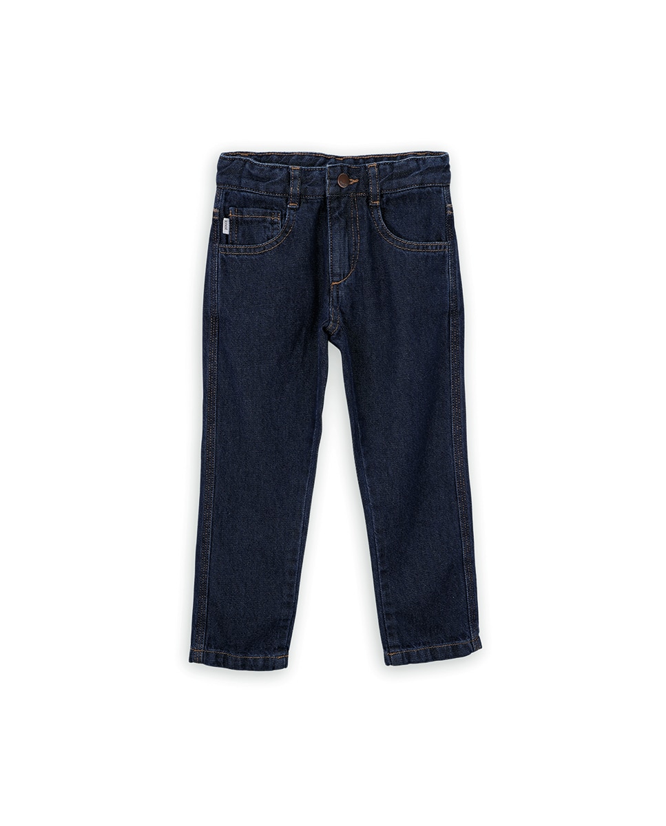 Imagem 0 de Jeans Infantil Cinco Bolsos com Presilhas na Cintura