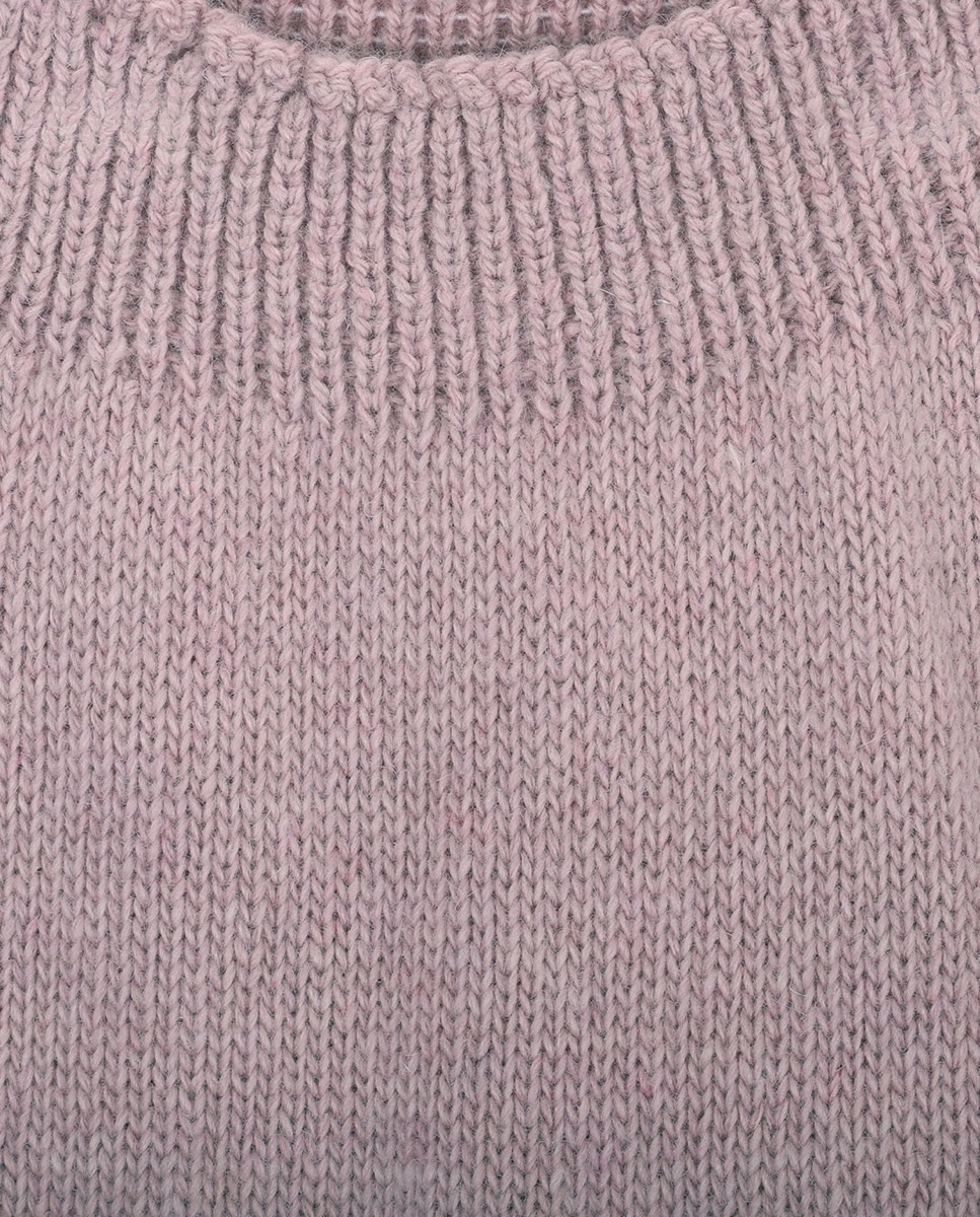Calças com Pé para Bebé de Malha com Cintura Elástica Rosa-3