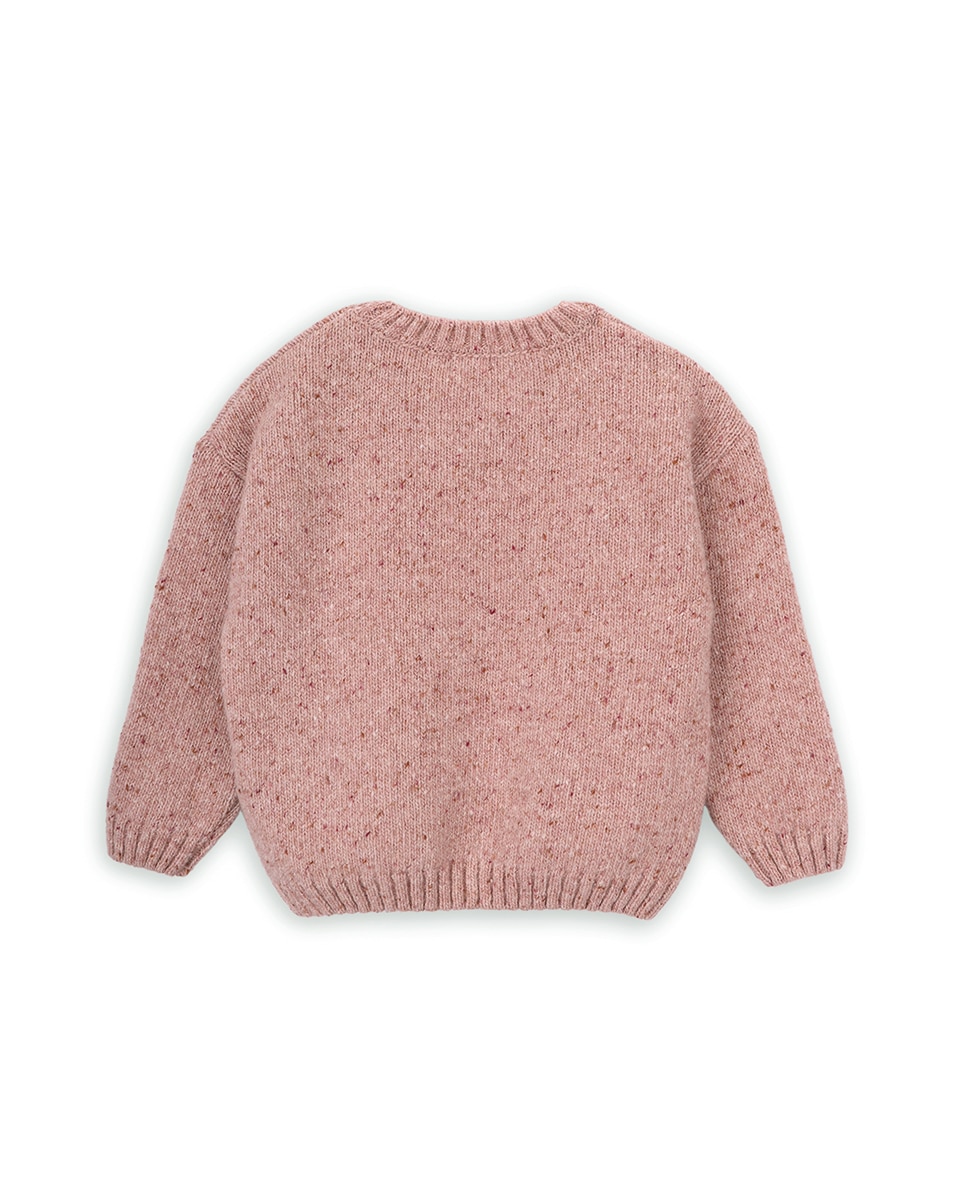 Camisola para Bebé de Malha em Rosa KNOT Rosa-2