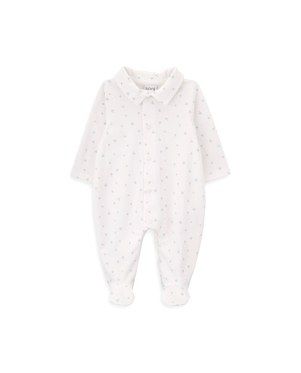 Imagem 0 de Babygrow de Bebé Menino em Algodão Orgânico com Gola Clássica