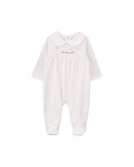 Imagem 0 de Babygrow de Bebé em Algodão Orgânico com Gola e Bordado