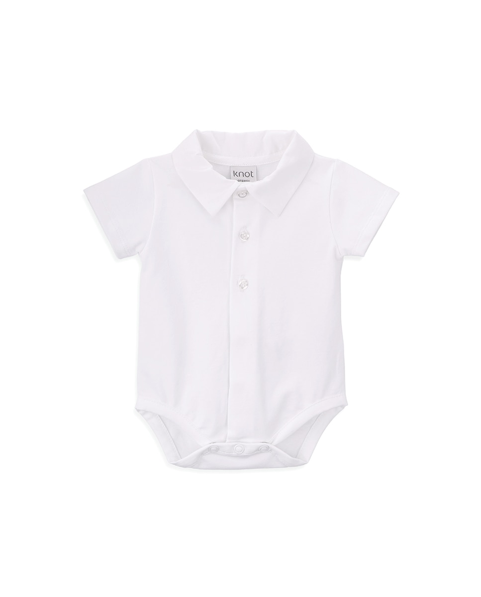 Imagem 0 de Body de Bebé Menino em Algodão Orgânico com Gola