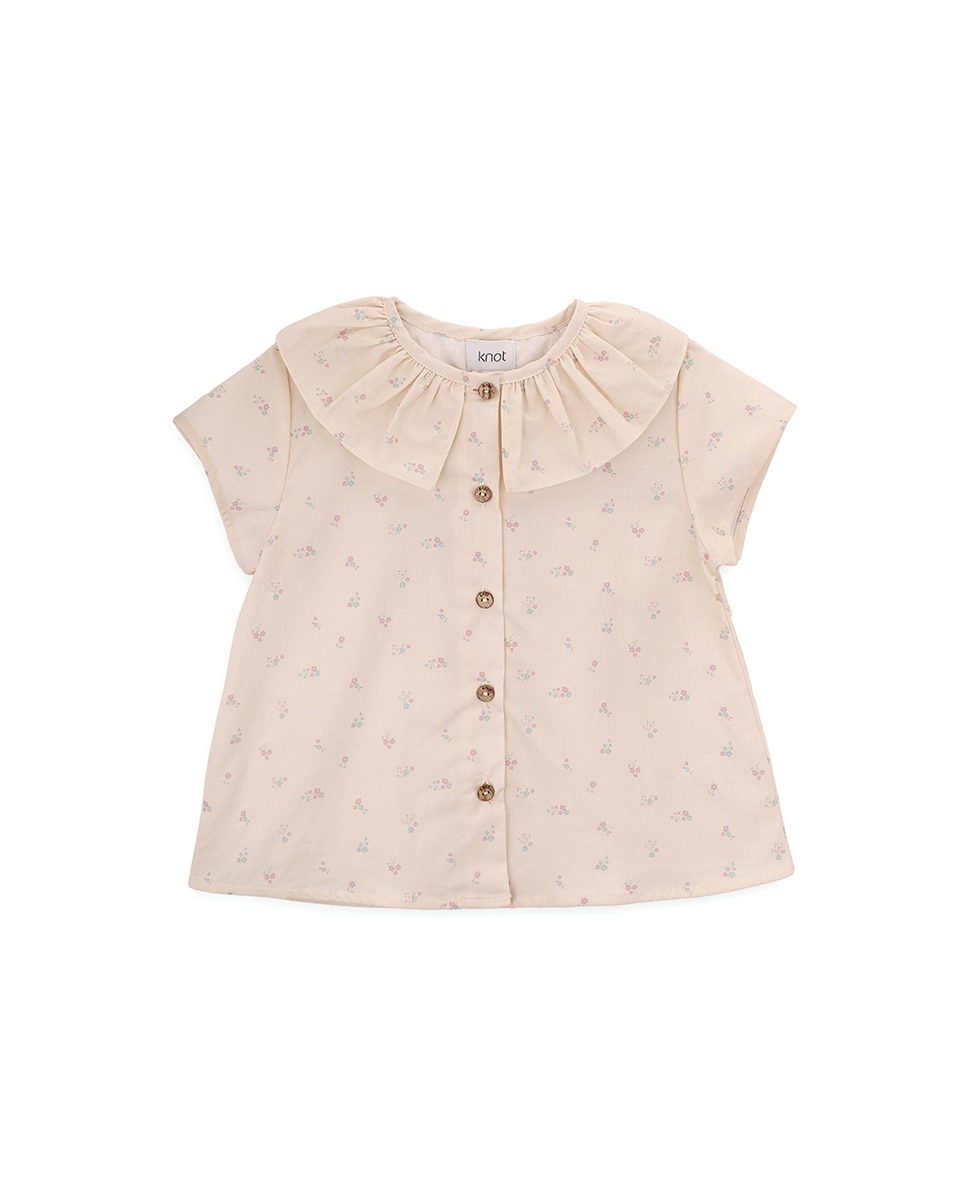Imagem 0 de Blusa de Menina em Algodão com Estampado Floral