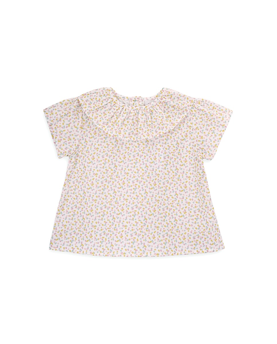 Blusa de Menina em Algodão com Estampado Multicolor-1
