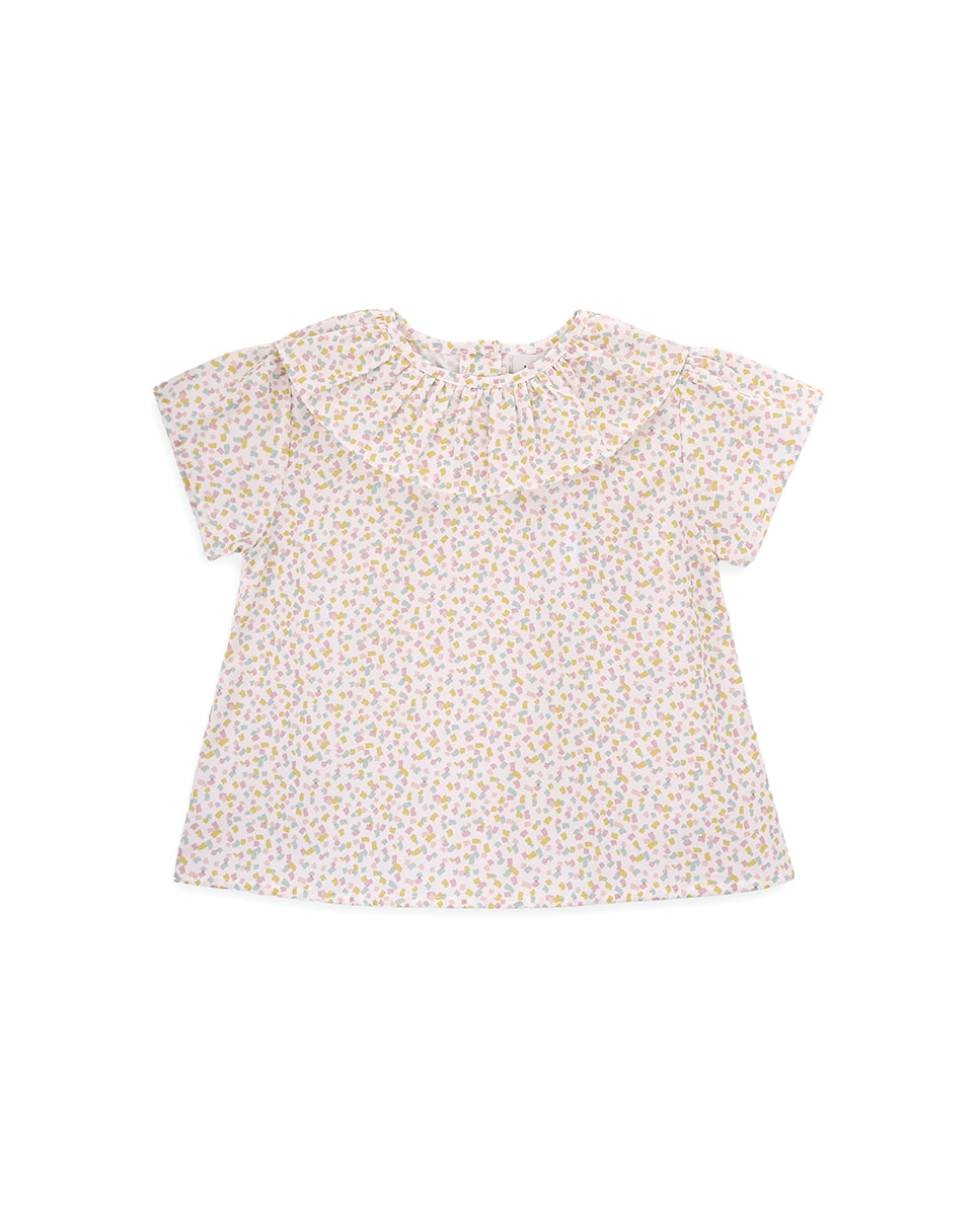 Blusa de Menina em Algodão com Estampado Multicolor-1