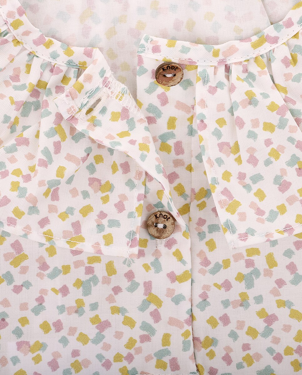 Blusa de Menina em Algodão com Estampado Multicolor-3
