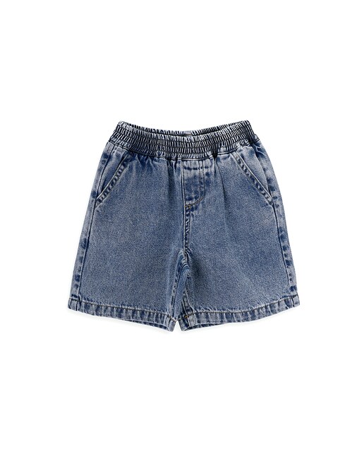 Imagem 0 de Calções de Ganga de Menino com Elástico na Cintura