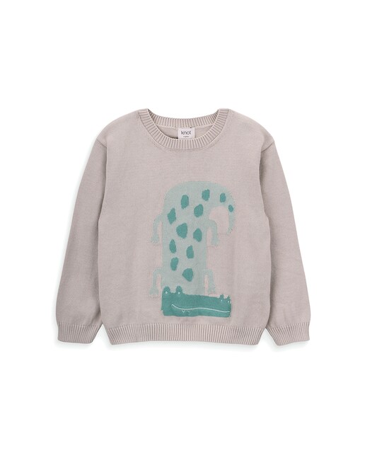 Imagem 0 de Camisola de Malha de Menino com Jacquard de Crocodilo