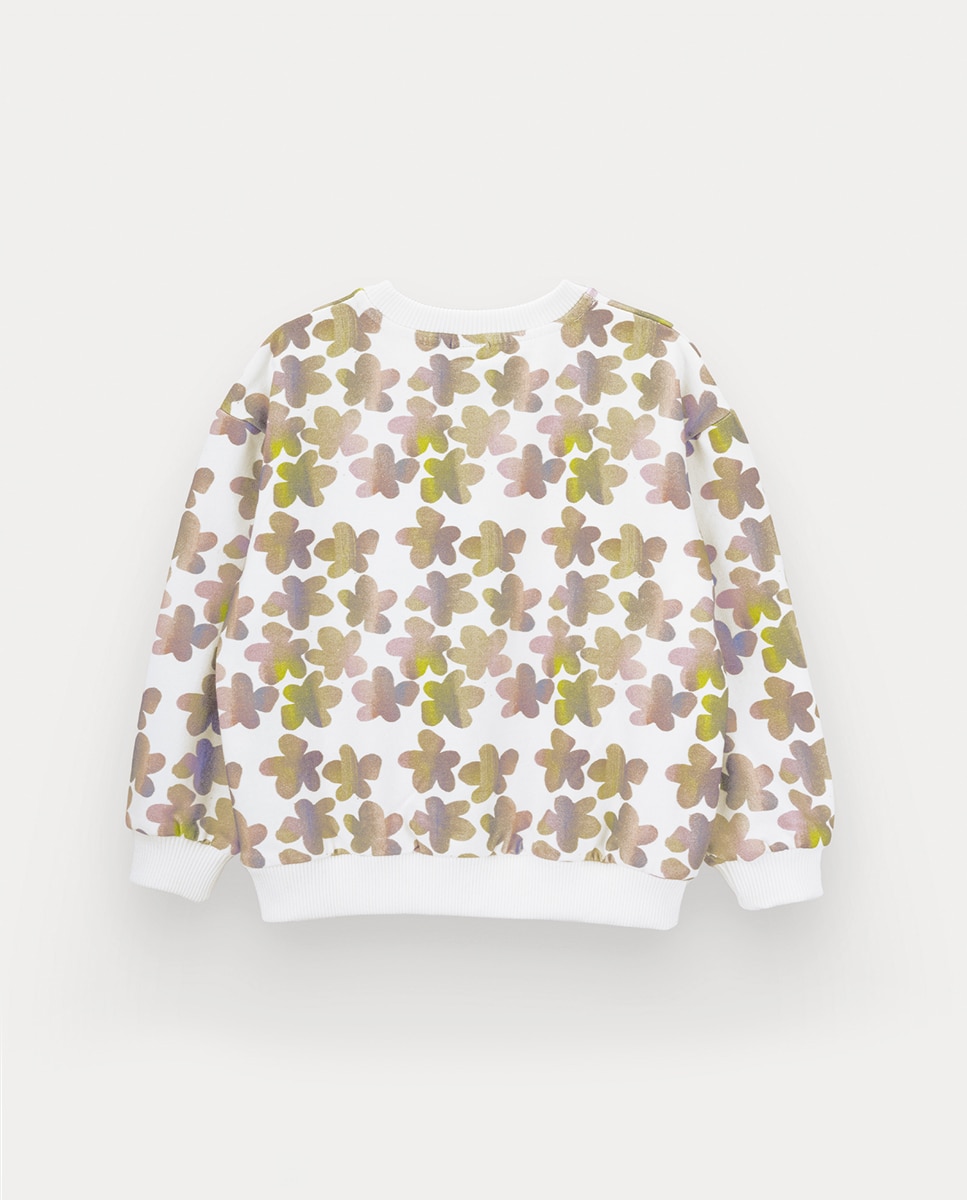 Sweatshirt Gleaming Garden de Menina Rosa-2