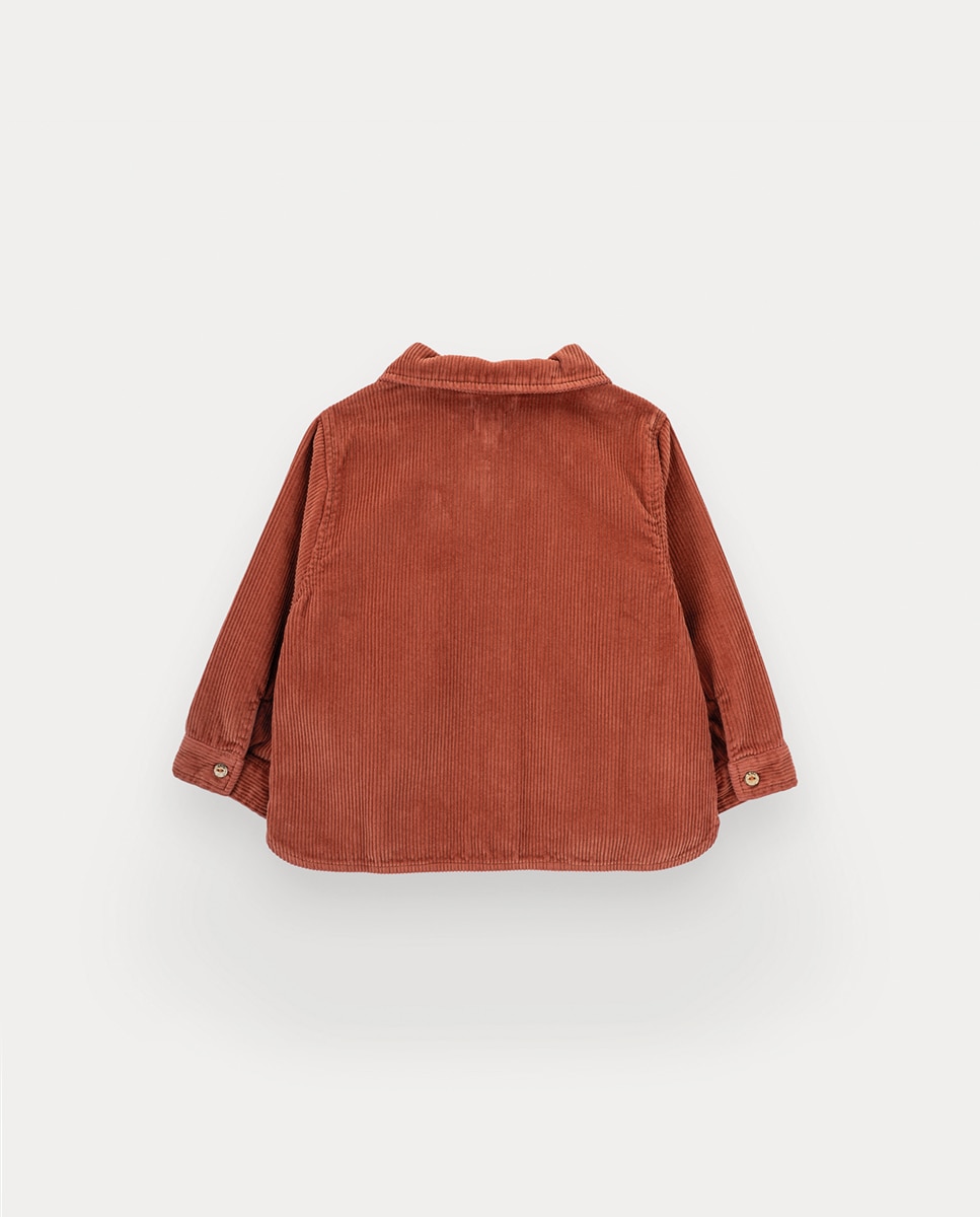 Casaco Mitchell de Menino em Bombazine KNOT Grená-2
