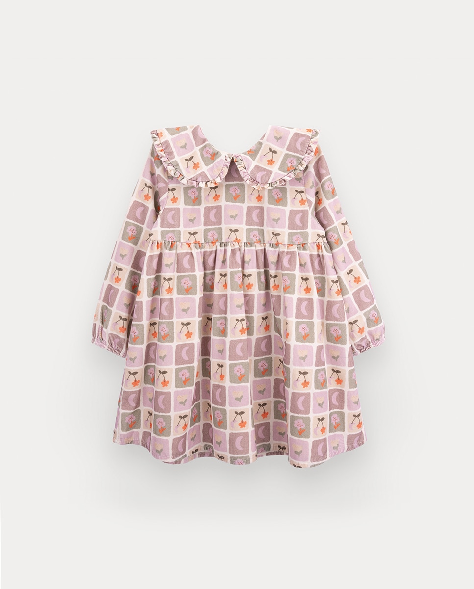 Imagem 0 de Vestido Cellie de Menina em Bombazine Estampada