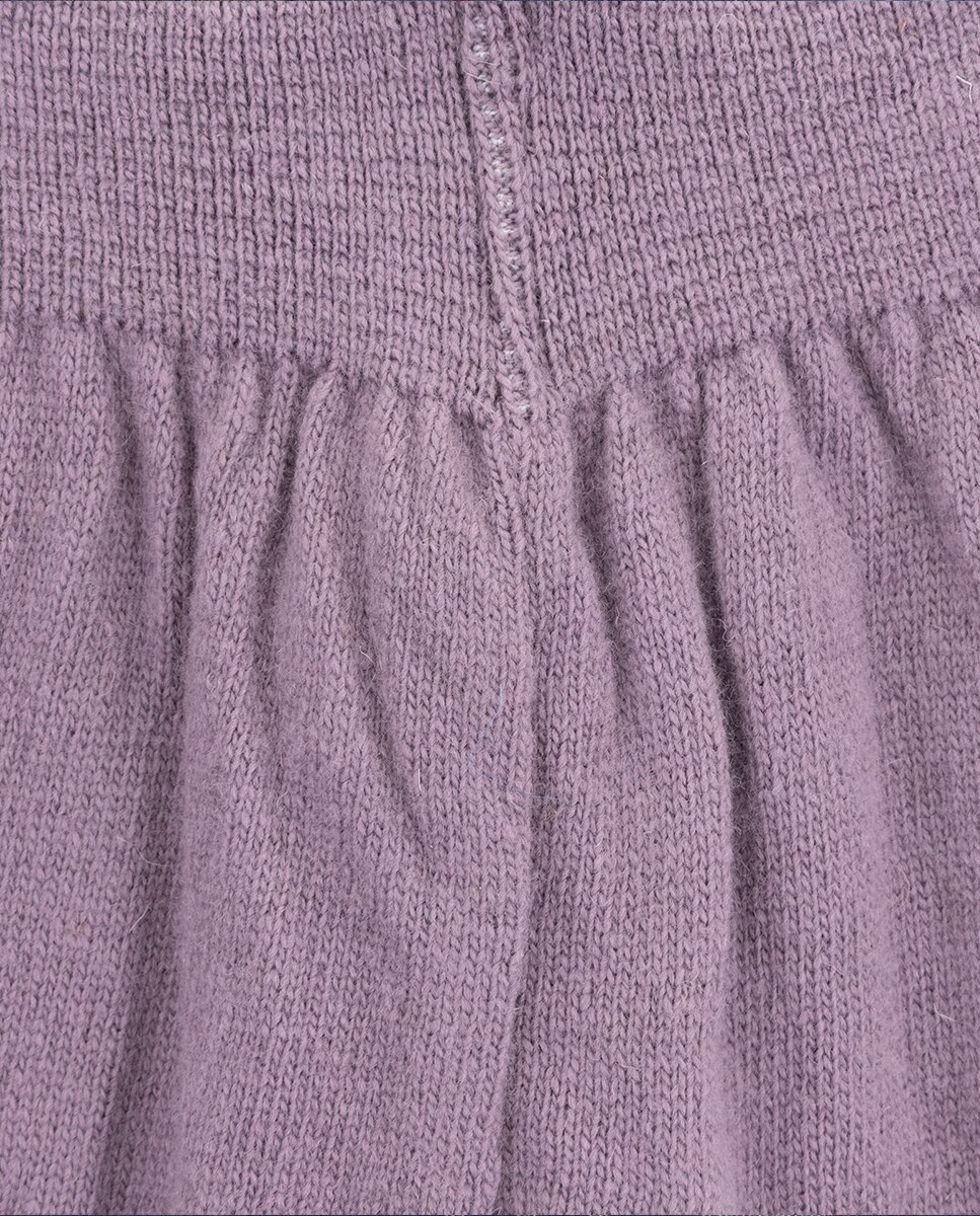 Calças de Malha Jeth de Bebé Menina KNOT Roxo-2