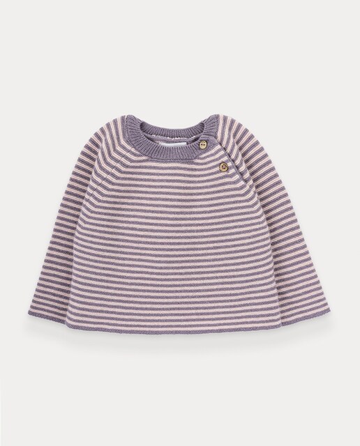 Imagem 0 de Camisola de Malha Blush Stripes de Bebé Menina