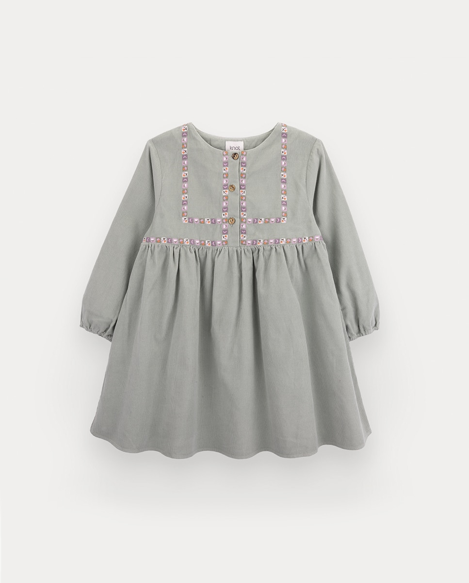 Imagem 0 de Vestido Maisie de Menina em Bombazine