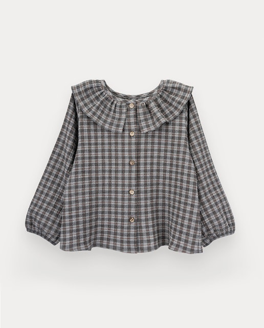 Imagem 0 de Blusa Lucia de Menina em Xadrez