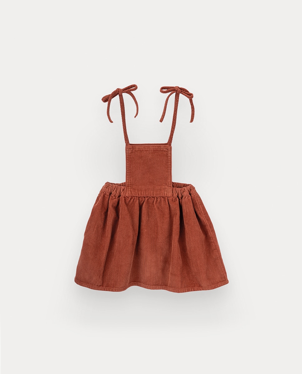 Imagem 0 de Saia de Peito Hattie de Menina em Bombazine