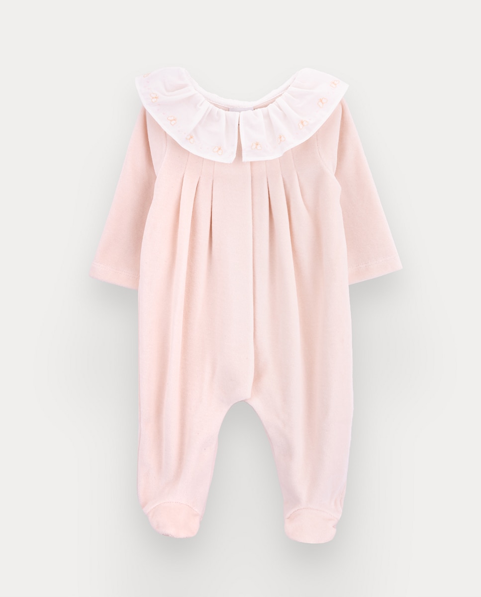Imagem 0 de Babygrow Rose de bebé em algodão orgânico