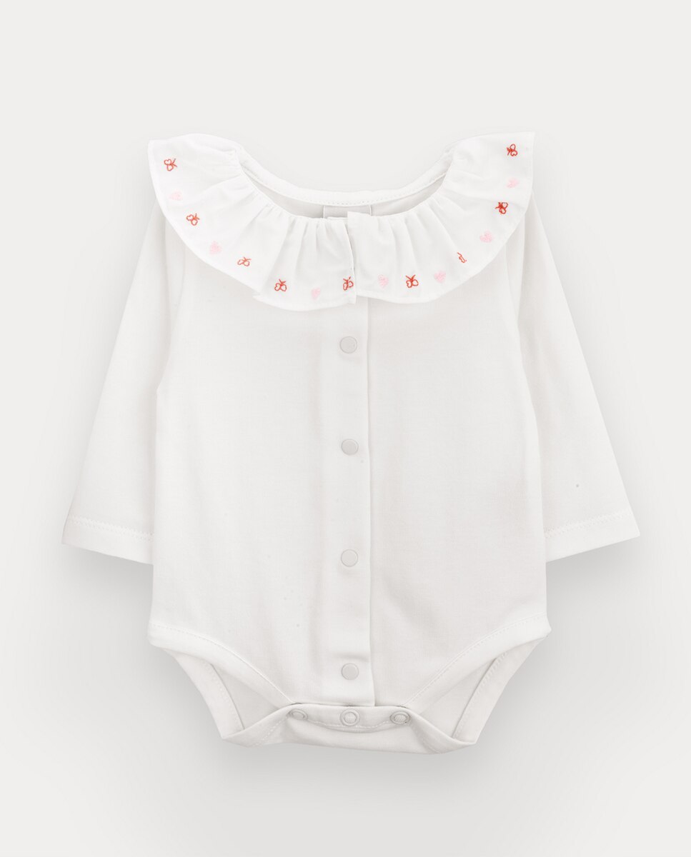 Imagem 0 de Body Lenora de bebé menina em algodão orgânico