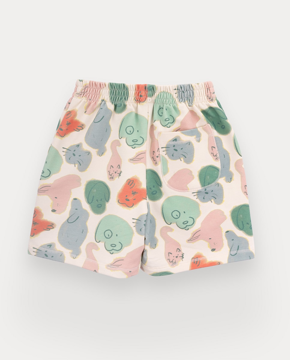 Calções Best Friends de menino em felpa KNOT Multicolor-3