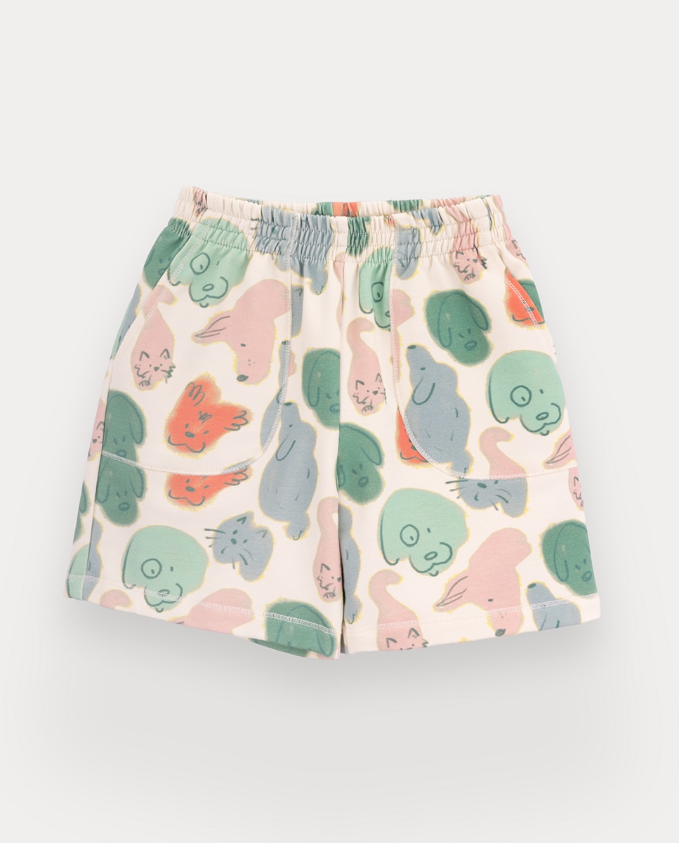 Imagem 0 de Calções Best Friends de menino em felpa