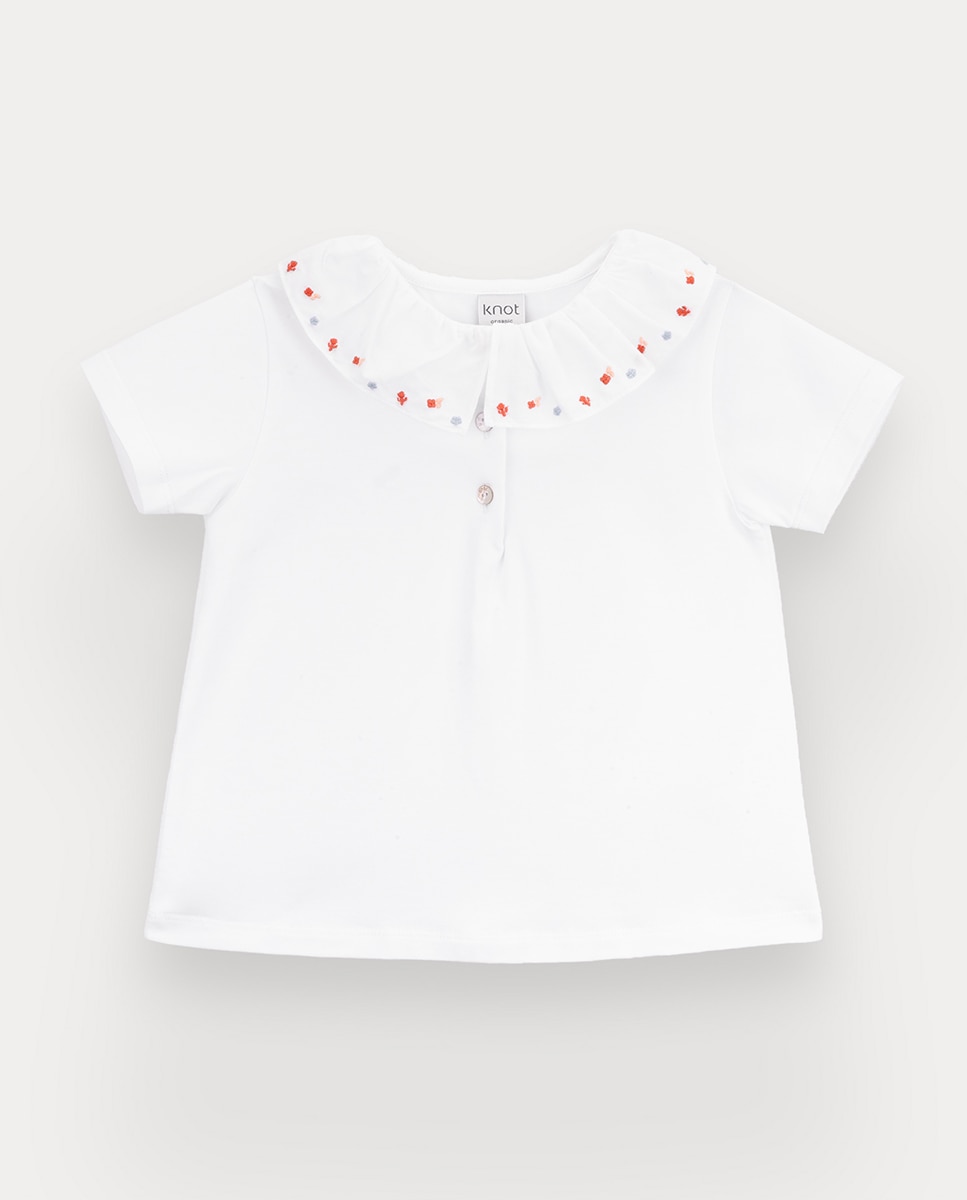Imagem 0 de Polo Camellia de menina em algodão orgânico