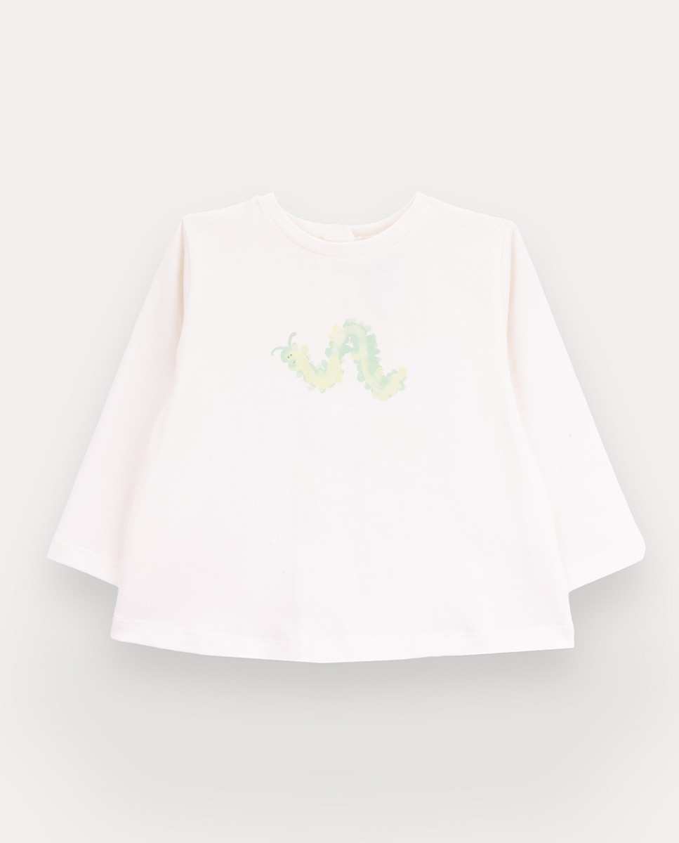 Imagem 0 de T-shirt Wiggly de bebé menino em algodão orgânico