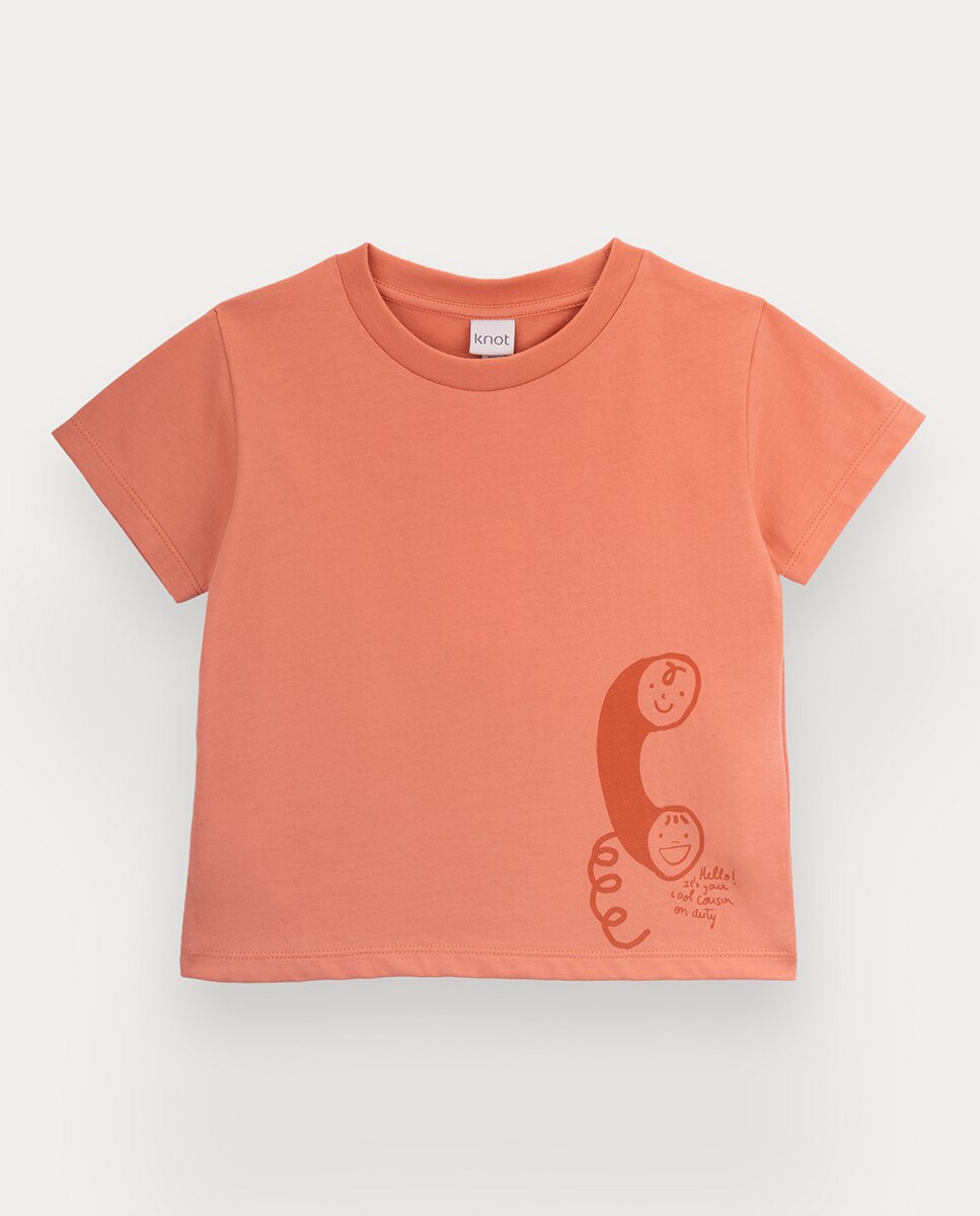 Imagem 0 de T-shirt Cousin Call de menino em algodão