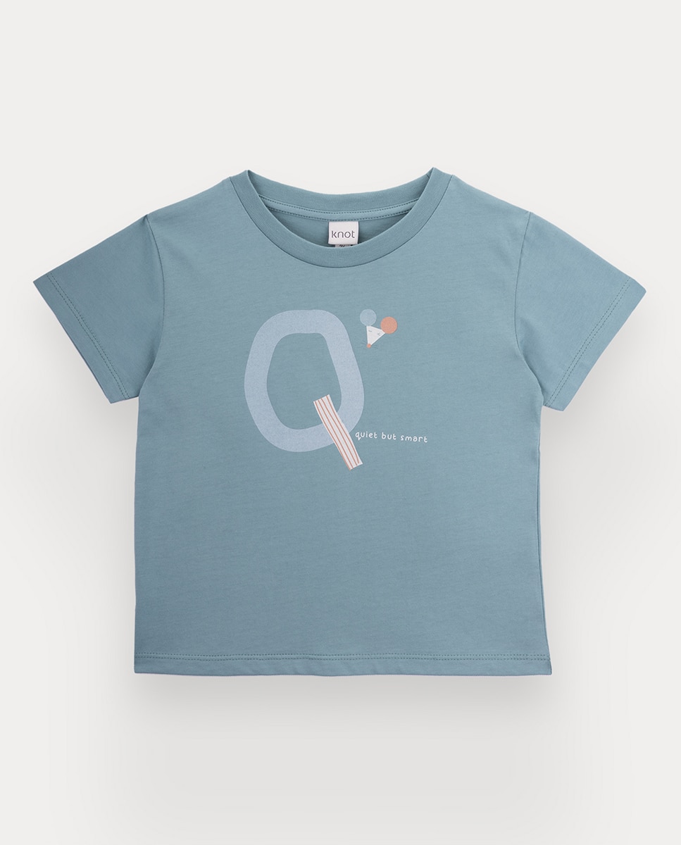 Imagem 0 de T-shirt Quiet Cousin de menino em algodão